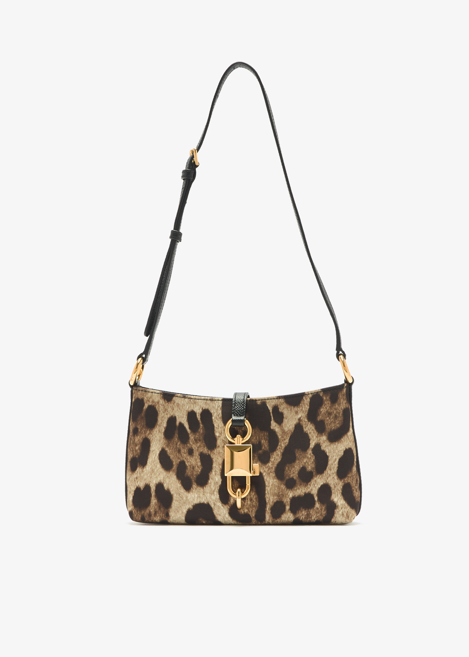Leopard-print lock crossbody bag, Animal printed
Leopard-print lock crossbody bag, Animal printed