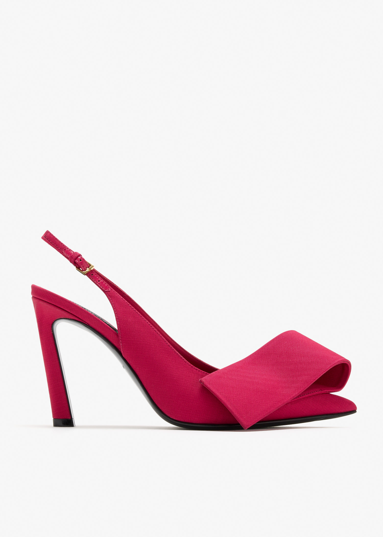 Twisted Ribbon slingbacks pumps, Pink
