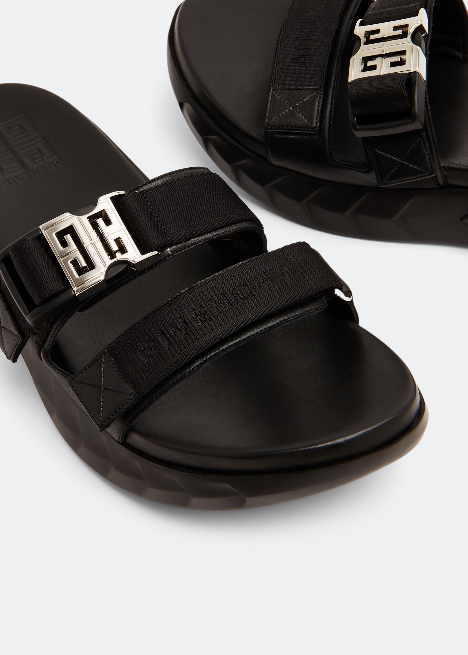 Marshmallow sandals, Black