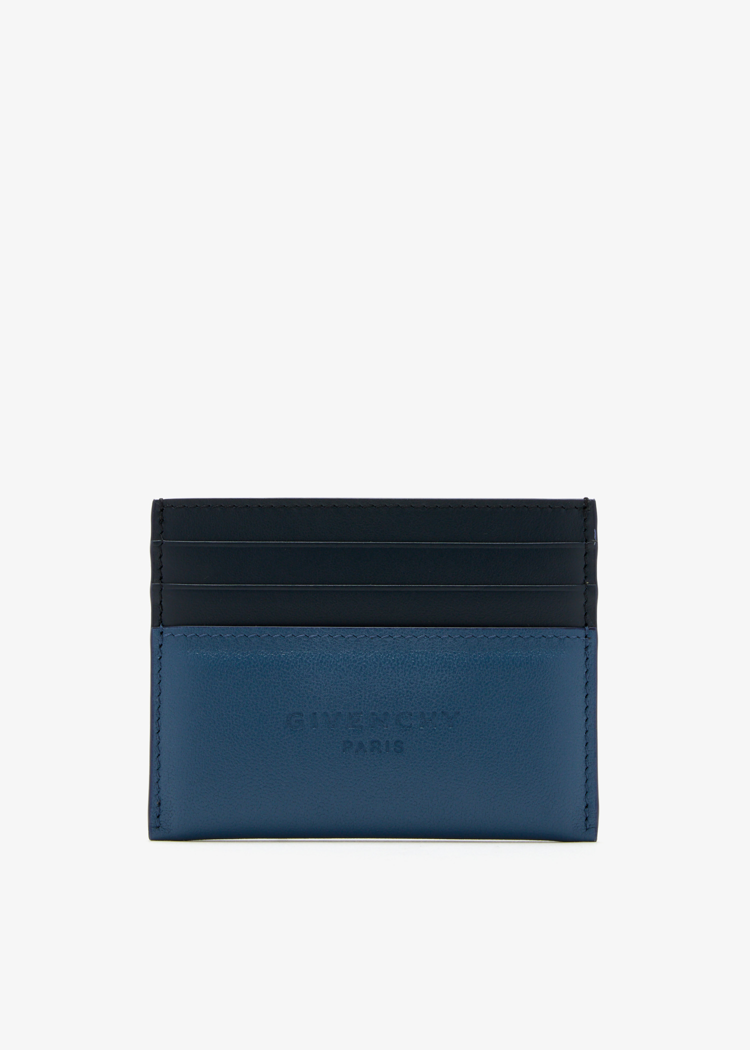 Antigona Stamped bi-color card case, Blue
Antigona Stamped bi-color card case, Blue