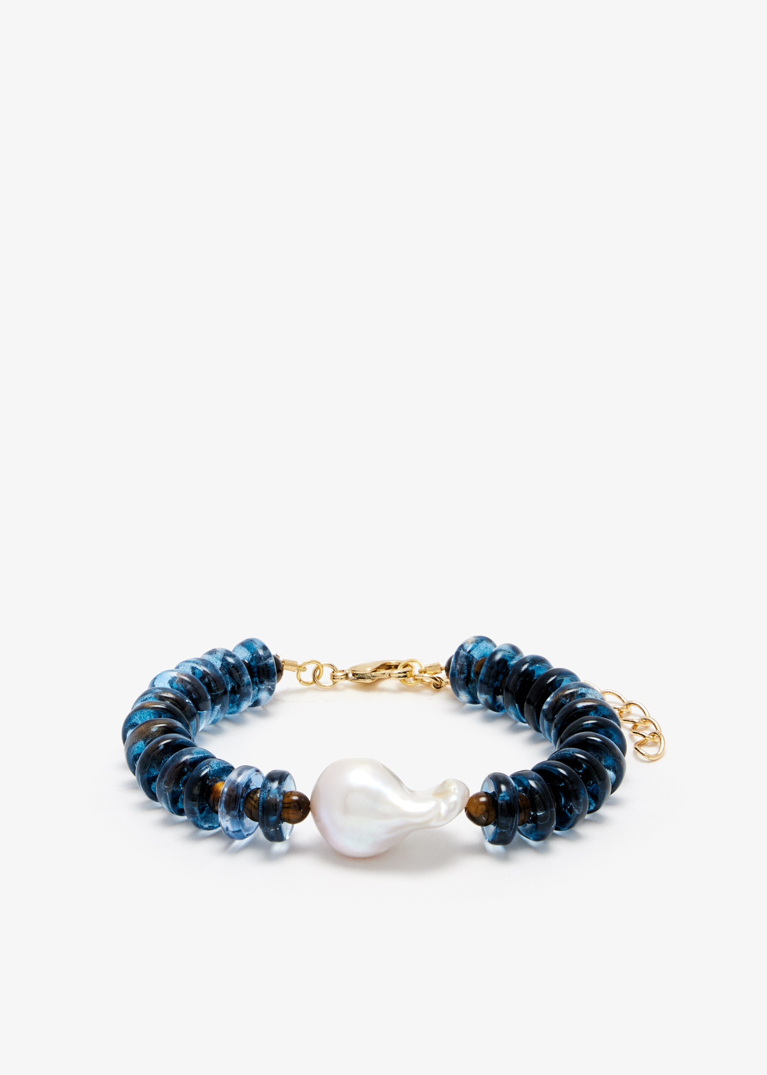 Tiger Eye Wave bracelet, Blue
Tiger Eye Wave bracelet, Blue