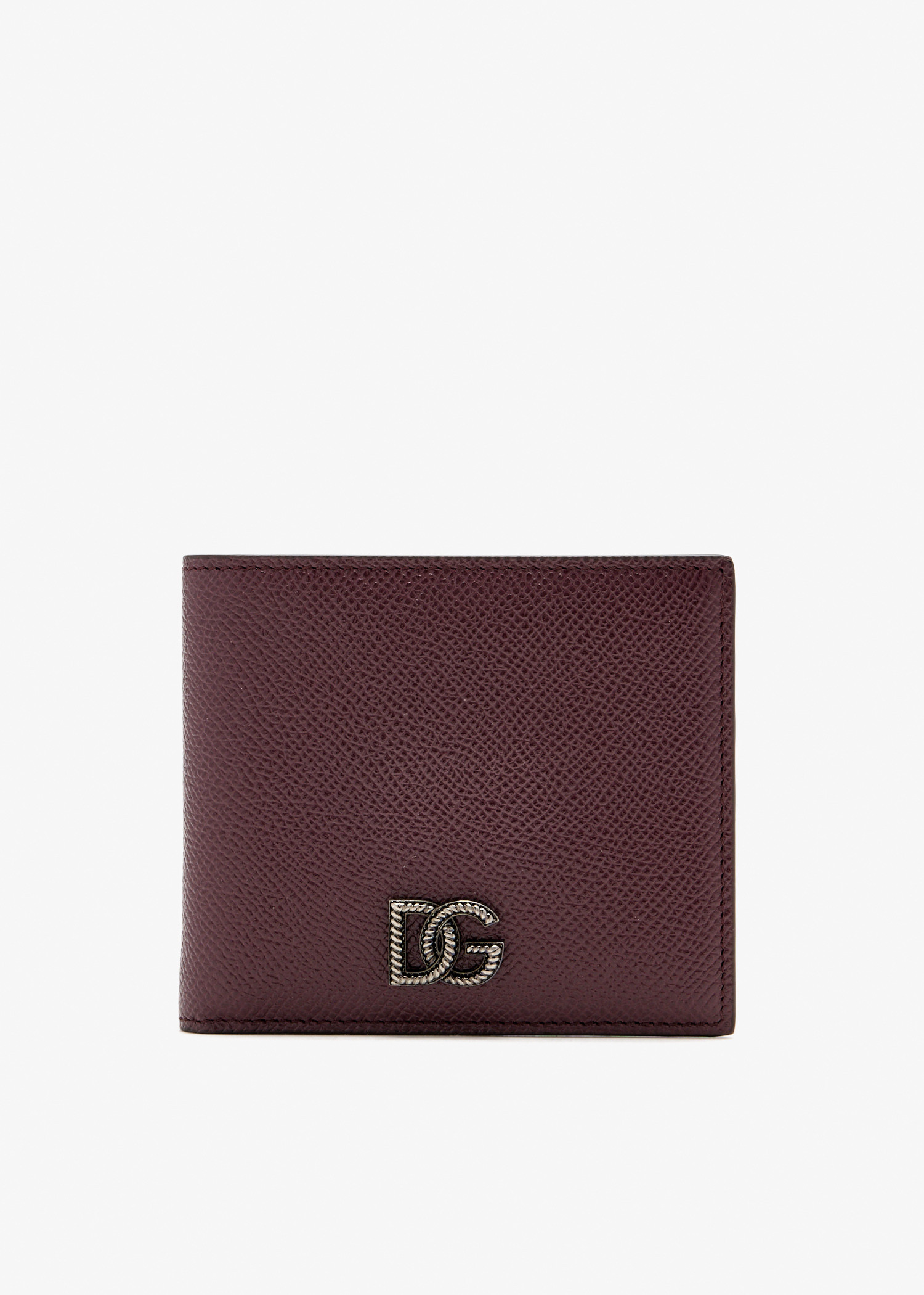 DG calfskin wallet, Burgundy
DG calfskin wallet, Burgundy