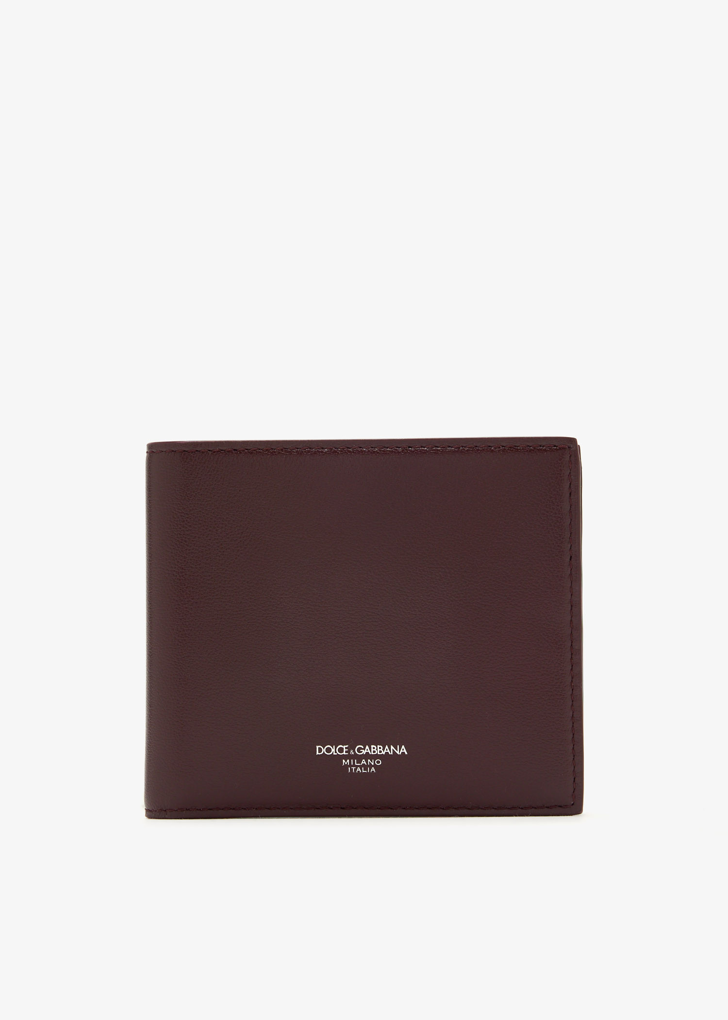 Calfskin bifold wallet, Burgundy
Calfskin bifold wallet, Burgundy