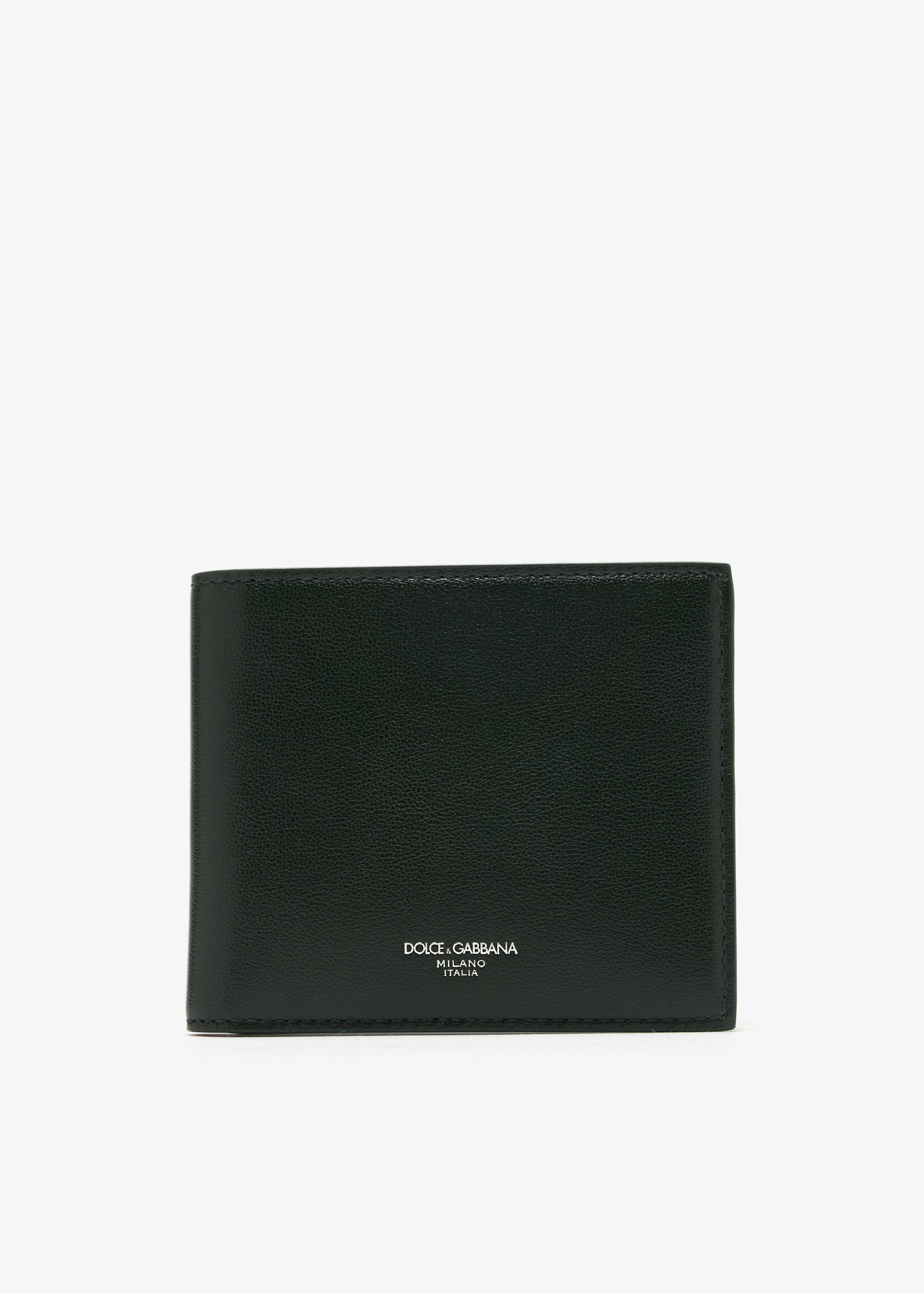 Calfskin bifold wallet, Green
Calfskin bifold wallet, Green