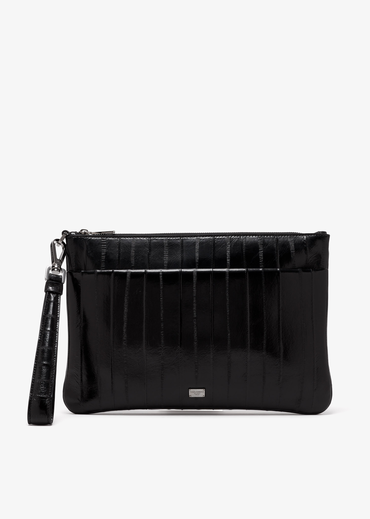 Eel skin necessaire, Black
Eel skin necessaire, Black
