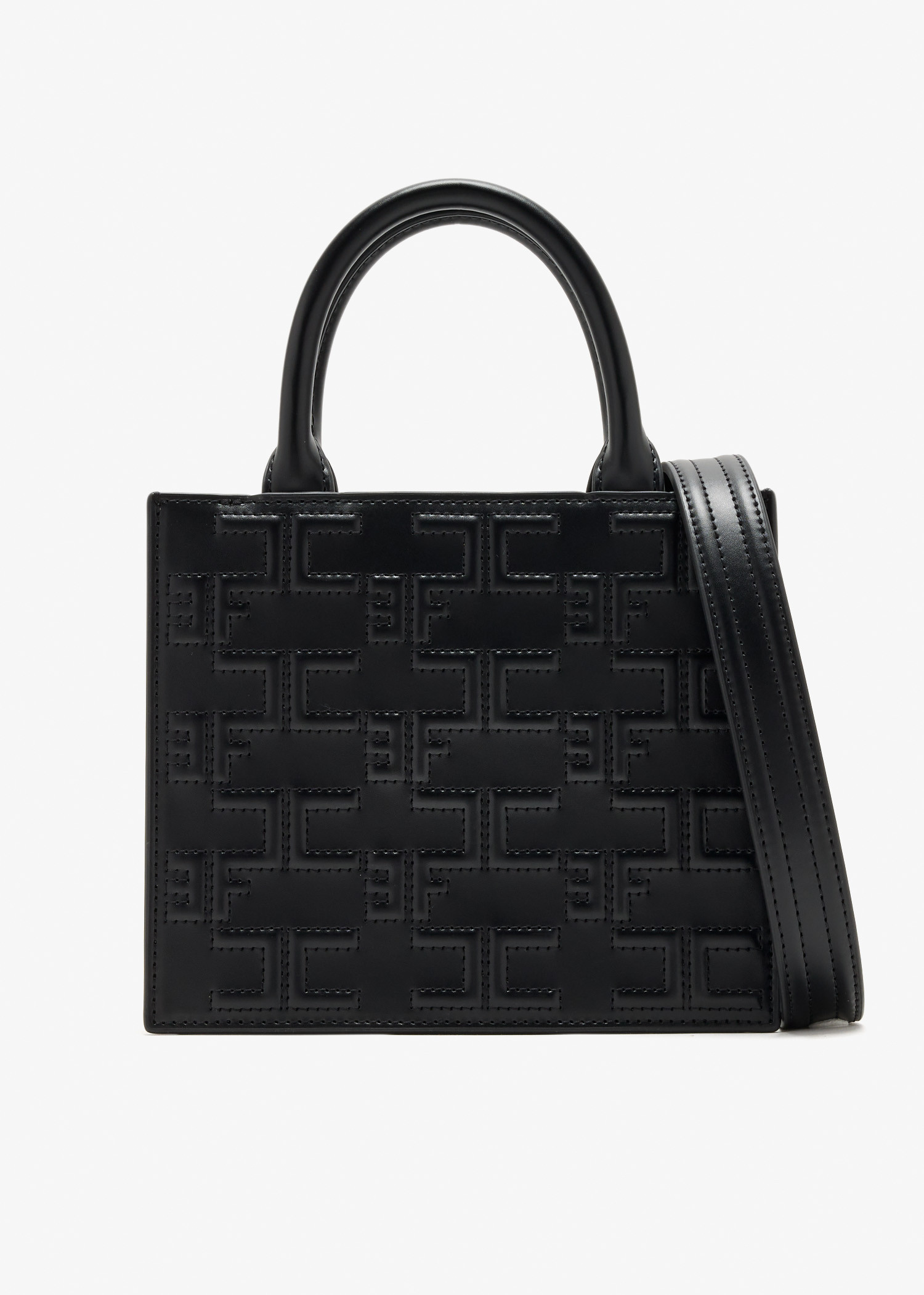 Bold Monogram small shopper bag, Black
Bold Monogram small shopper bag, Black