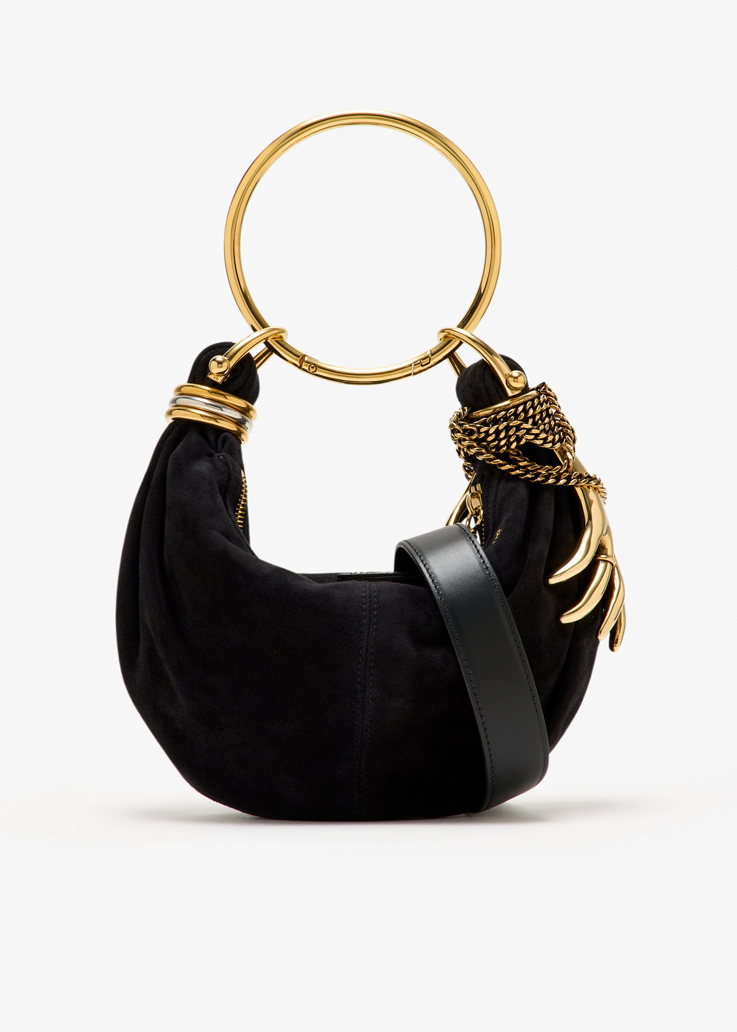 Mini Bracelet hobo bag, Black
Mini Bracelet hobo bag, Black