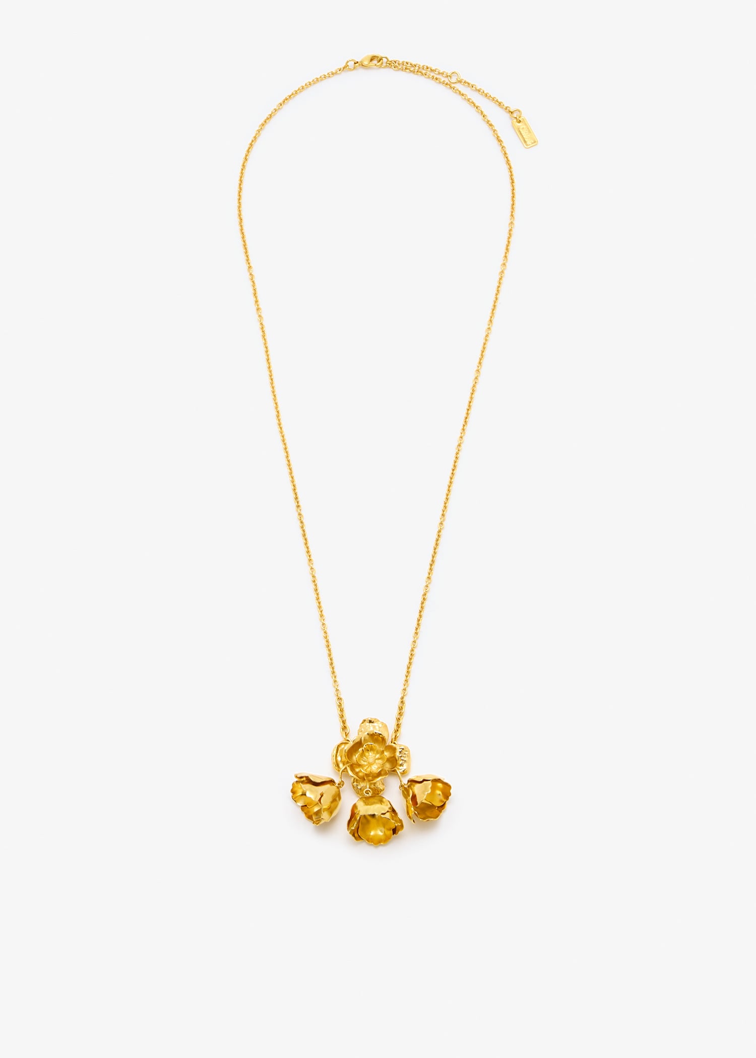 Bouquet pendant necklace, Gold
Bouquet pendant necklace, Gold