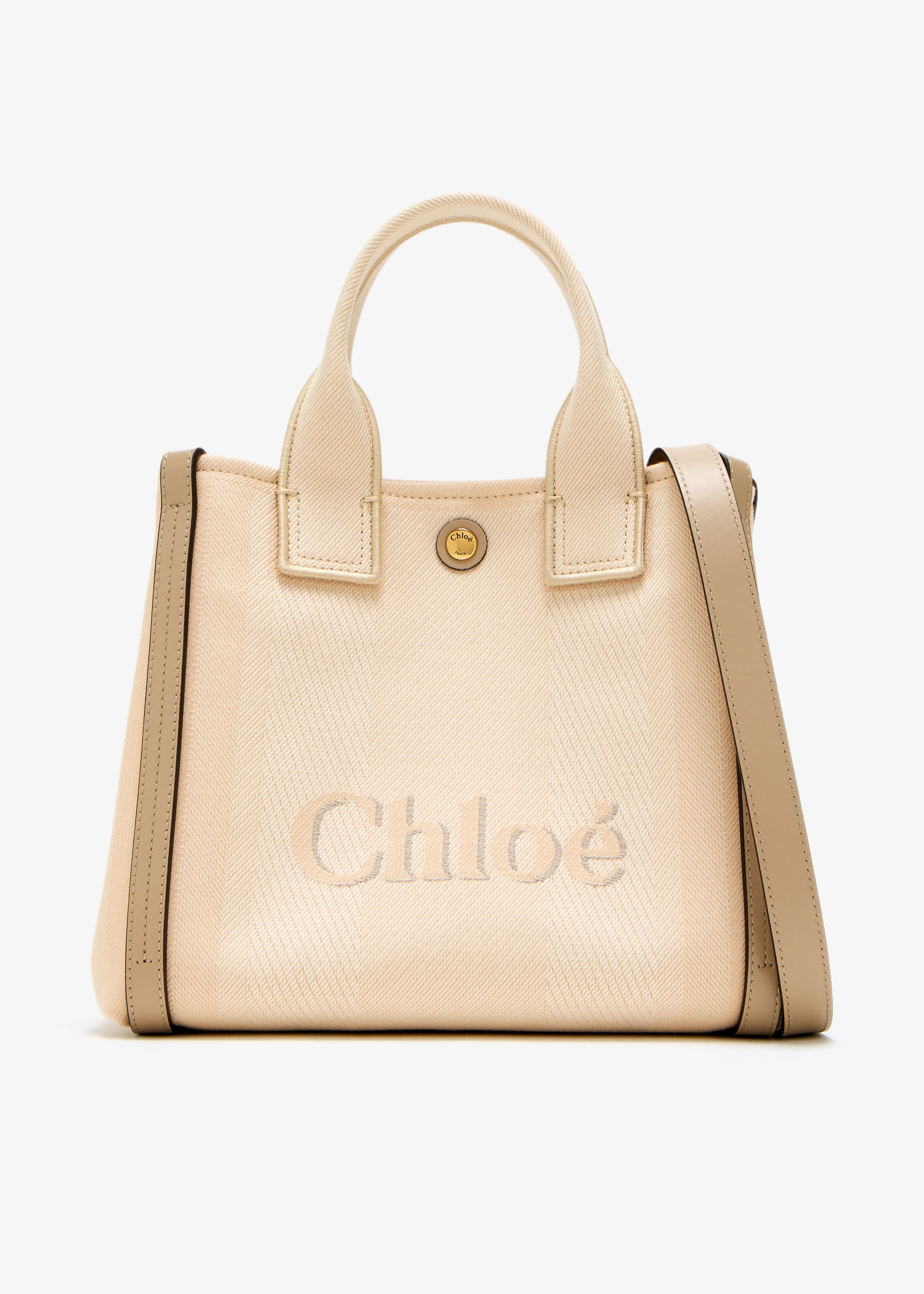 Small Chloé Carry tote bag, Beige
Small Chloé Carry tote bag, Beige