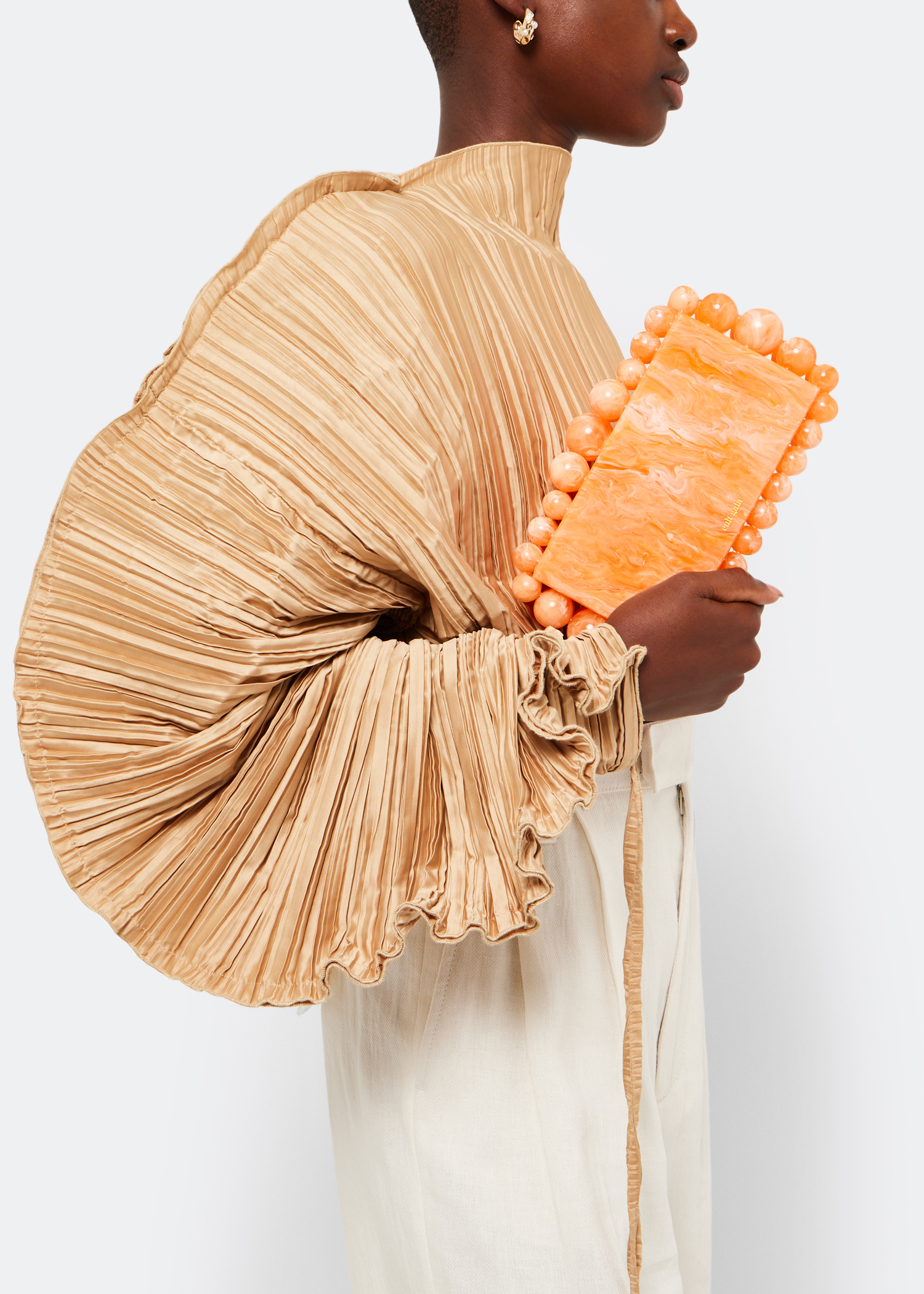 Eos box clutch, Orange