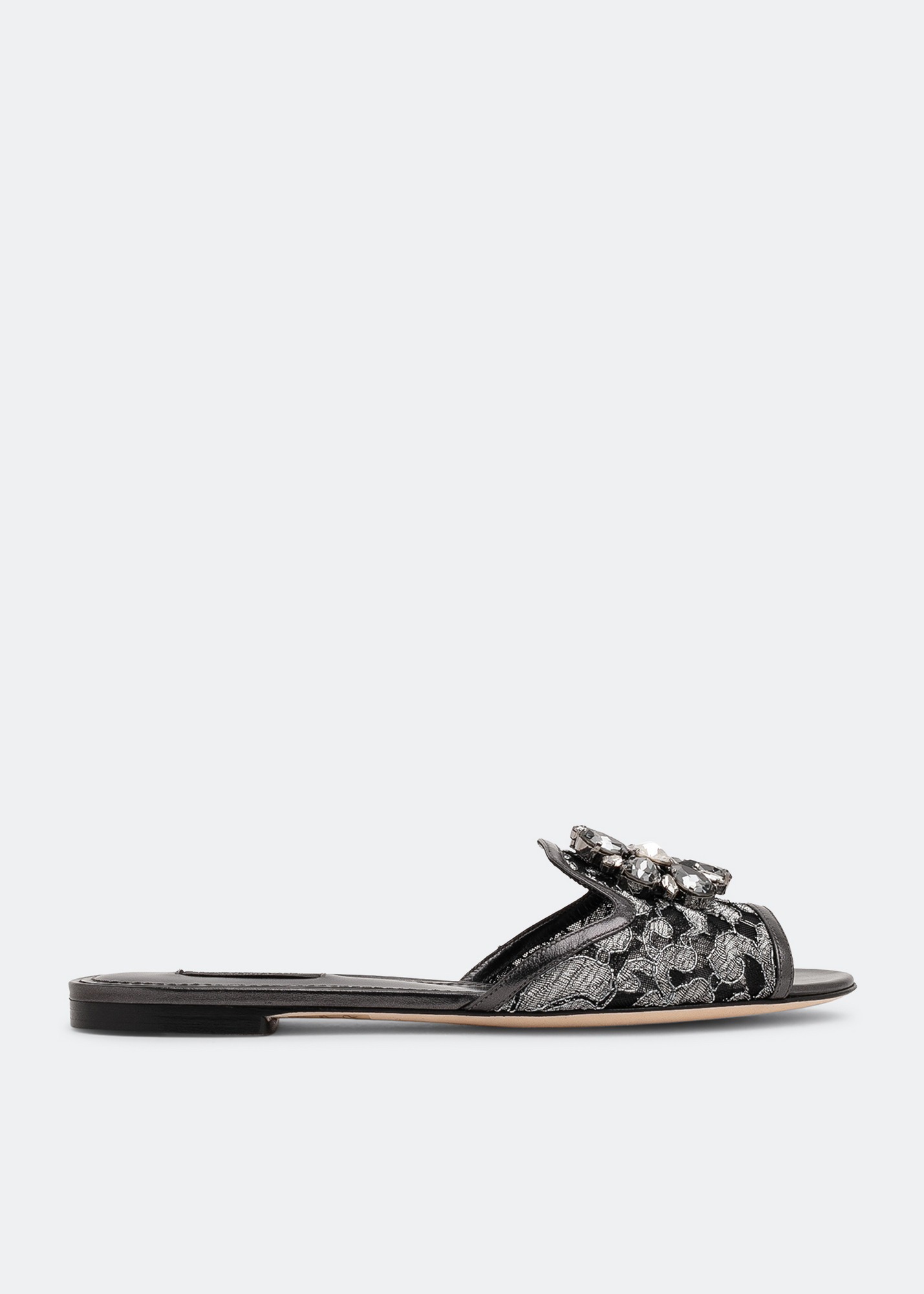 Lace flat sandals, Grey
Lace flat sandals, Grey