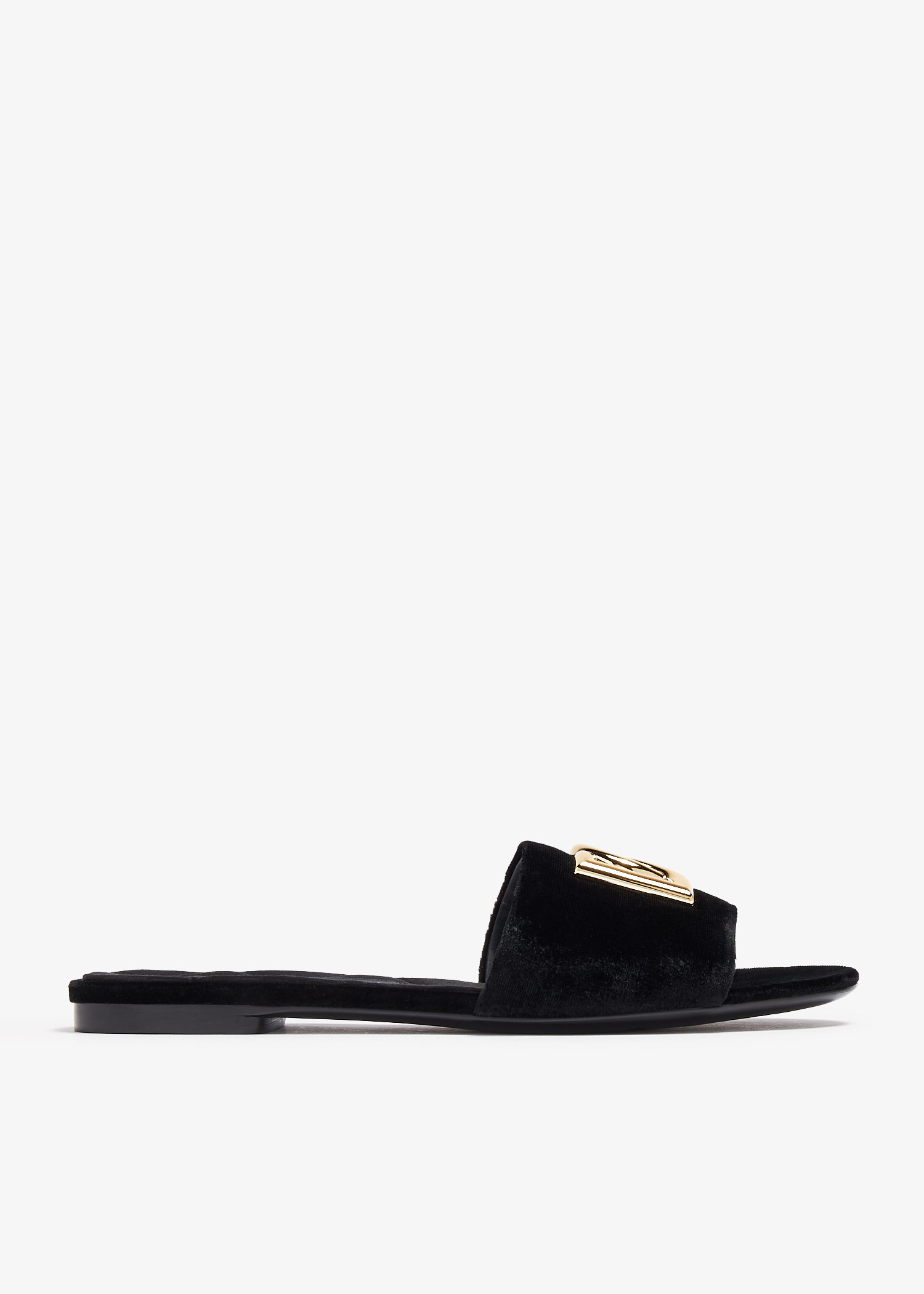 Velvet sandals, Black
Velvet sandals, Black