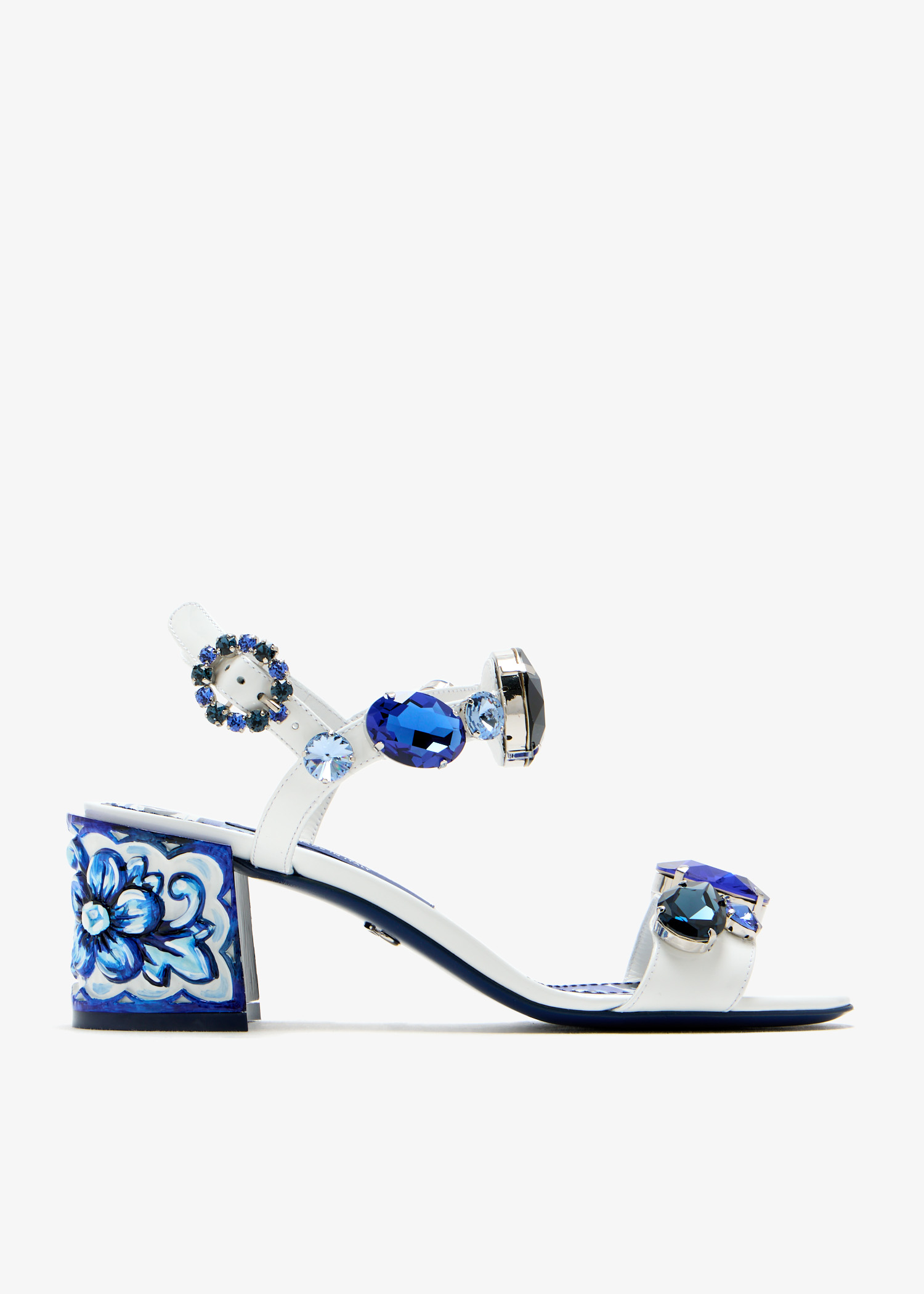 Crystal-embellished sandals, White
Crystal-embellished sandals, White