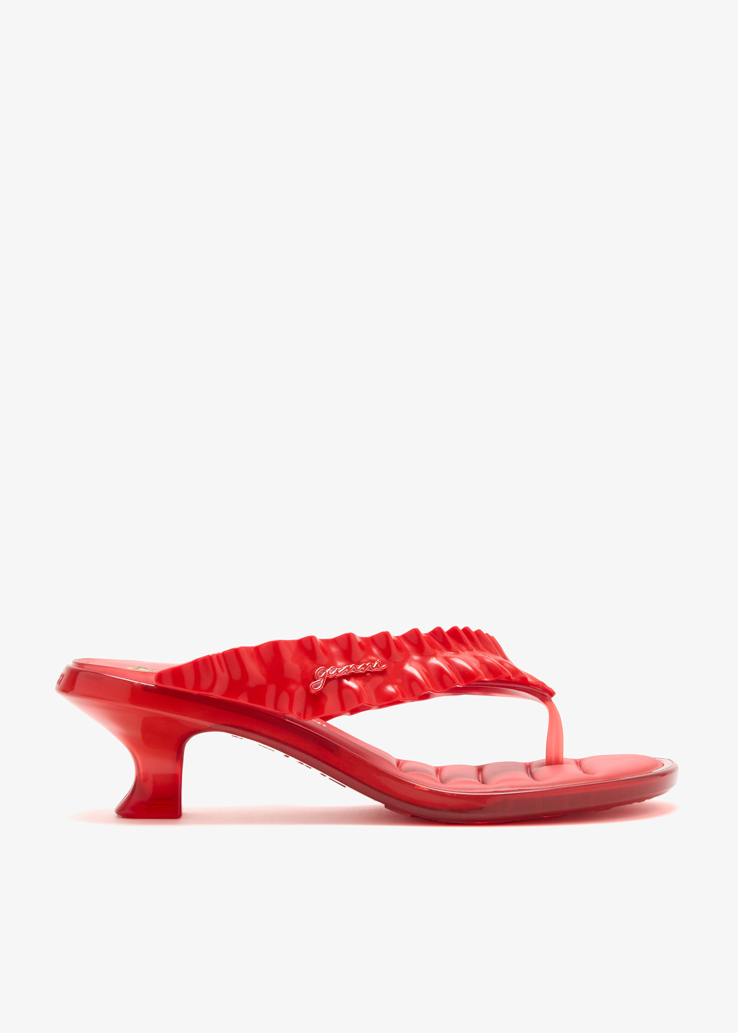 x Melissa thong kitten heel sandals, Red
x Melissa thong kitten heel sandals, Red