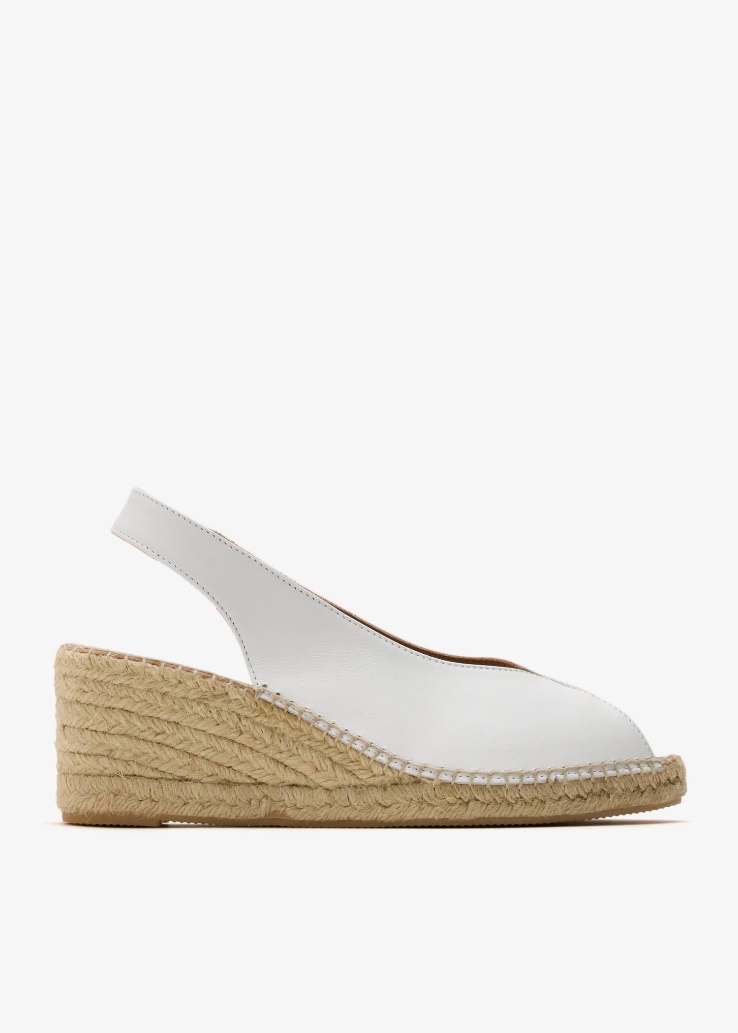 Esmeralda wedge espadrilles, White
Esmeralda wedge espadrilles, White