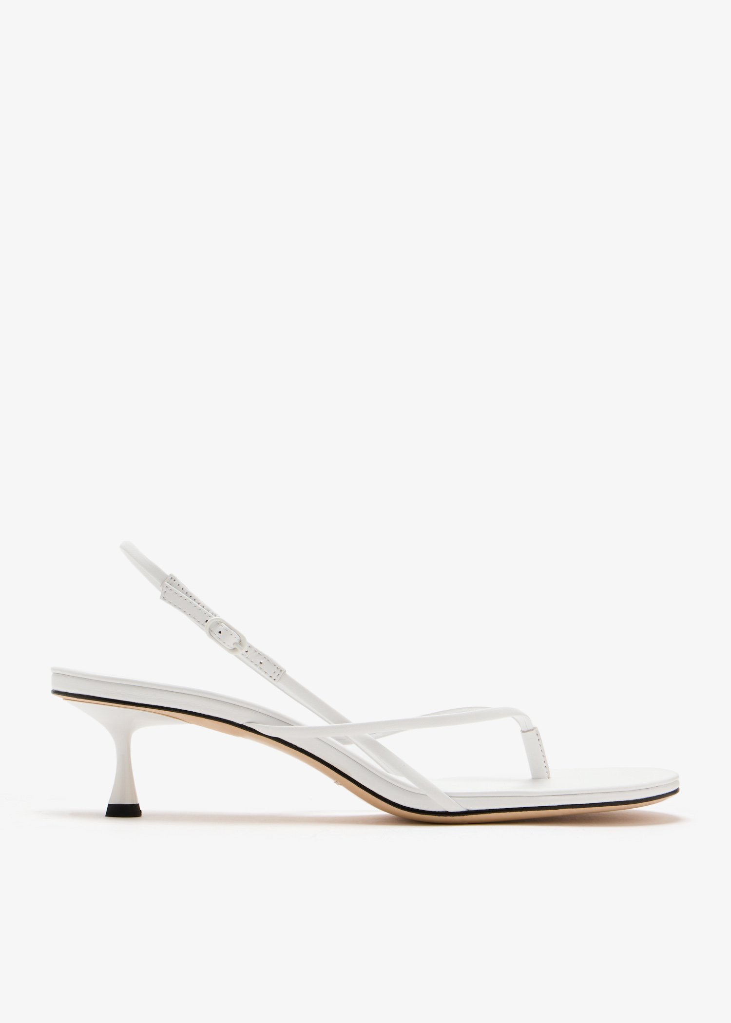 Wishbone 50 heel sandals, White
Wishbone 50 heel sandals, White