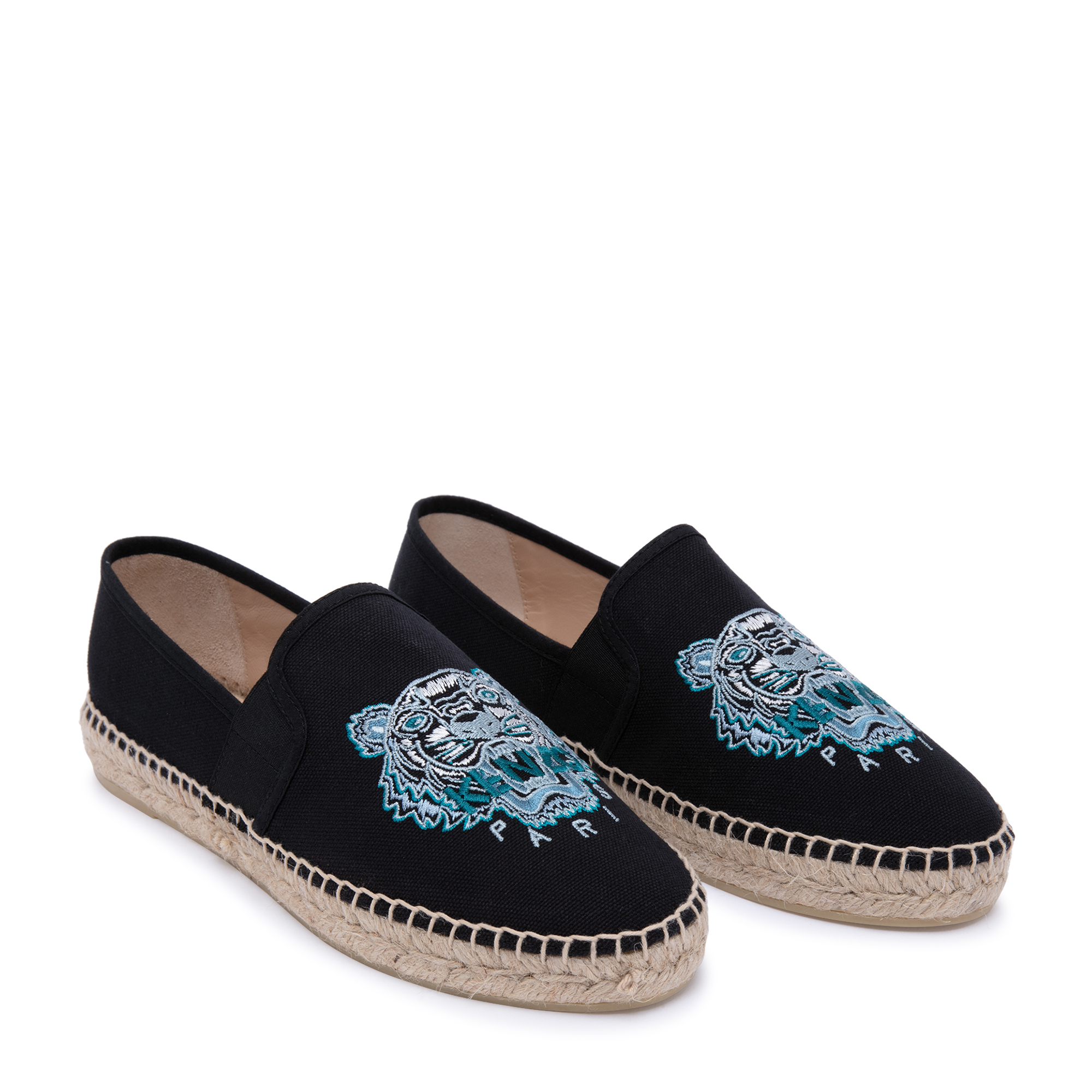 Tiger espadrilles, Black