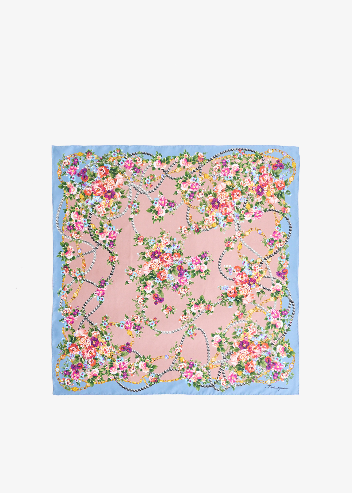 Flower bouquets-print silk twill scarf, Printed
Flower bouquets-print silk twill scarf, Printed