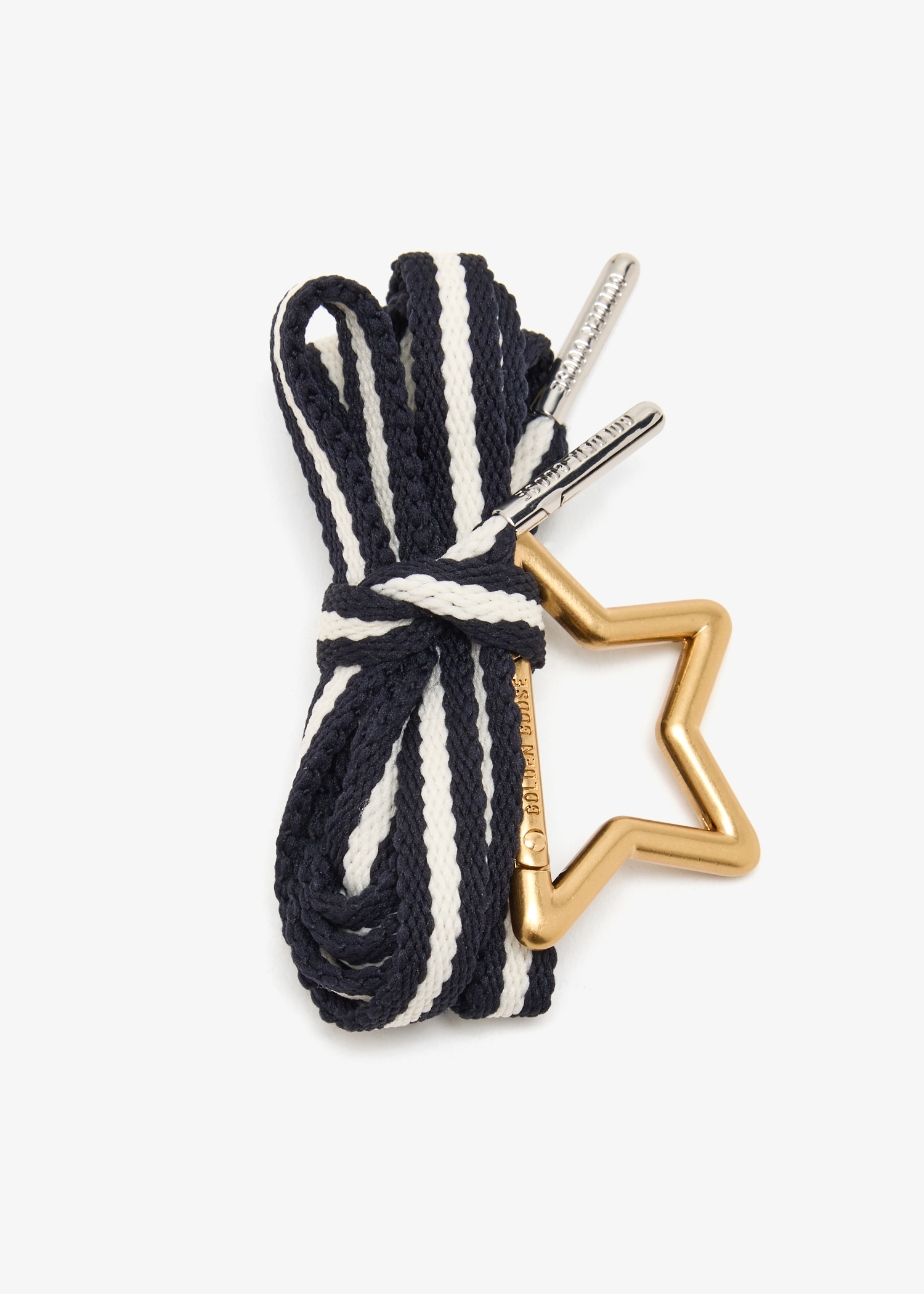 Skin 2.0 striped laces with charms, Black
Skin 2.0 striped laces with charms, Black