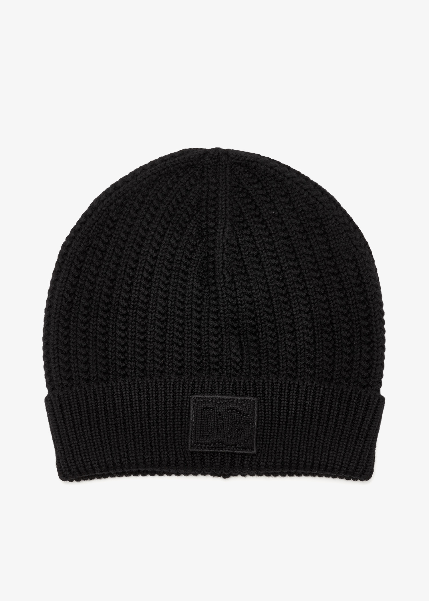 Cable-knit beanie hat, Black
Cable-knit beanie hat, Black