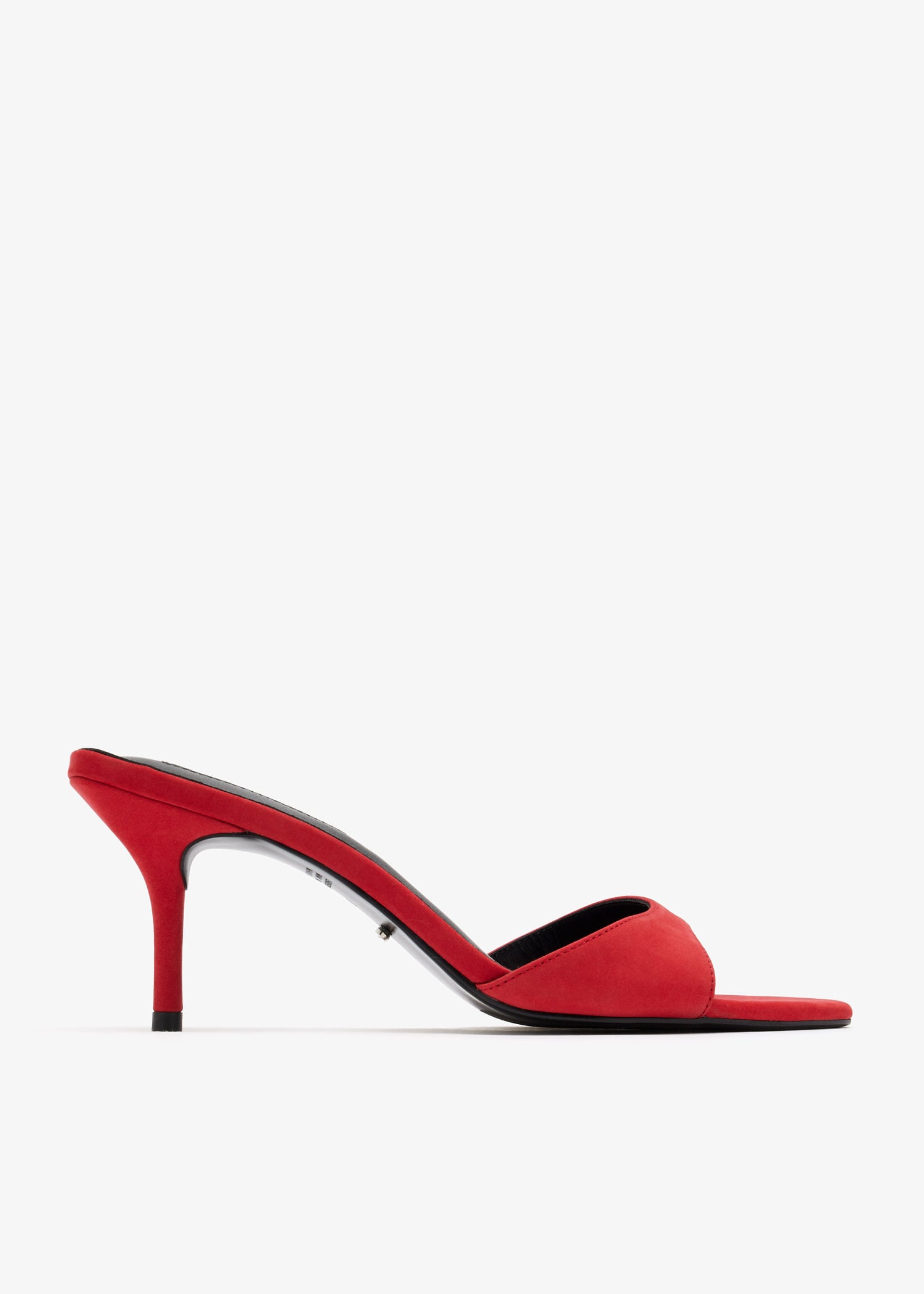 Hallie mules, Red
Hallie mules, Red