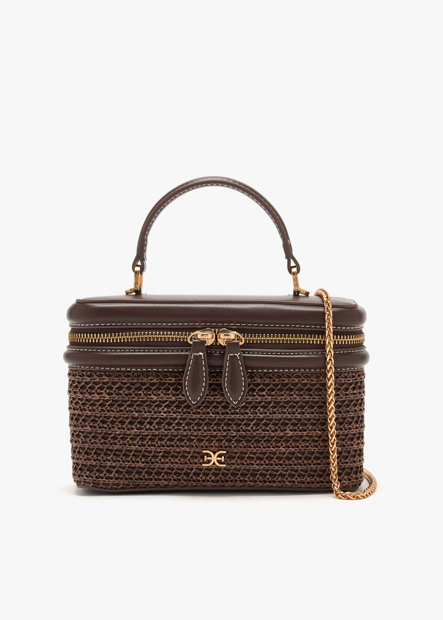 Paige Train Case crossbody bag, Brown
Paige Train Case crossbody bag, Brown
