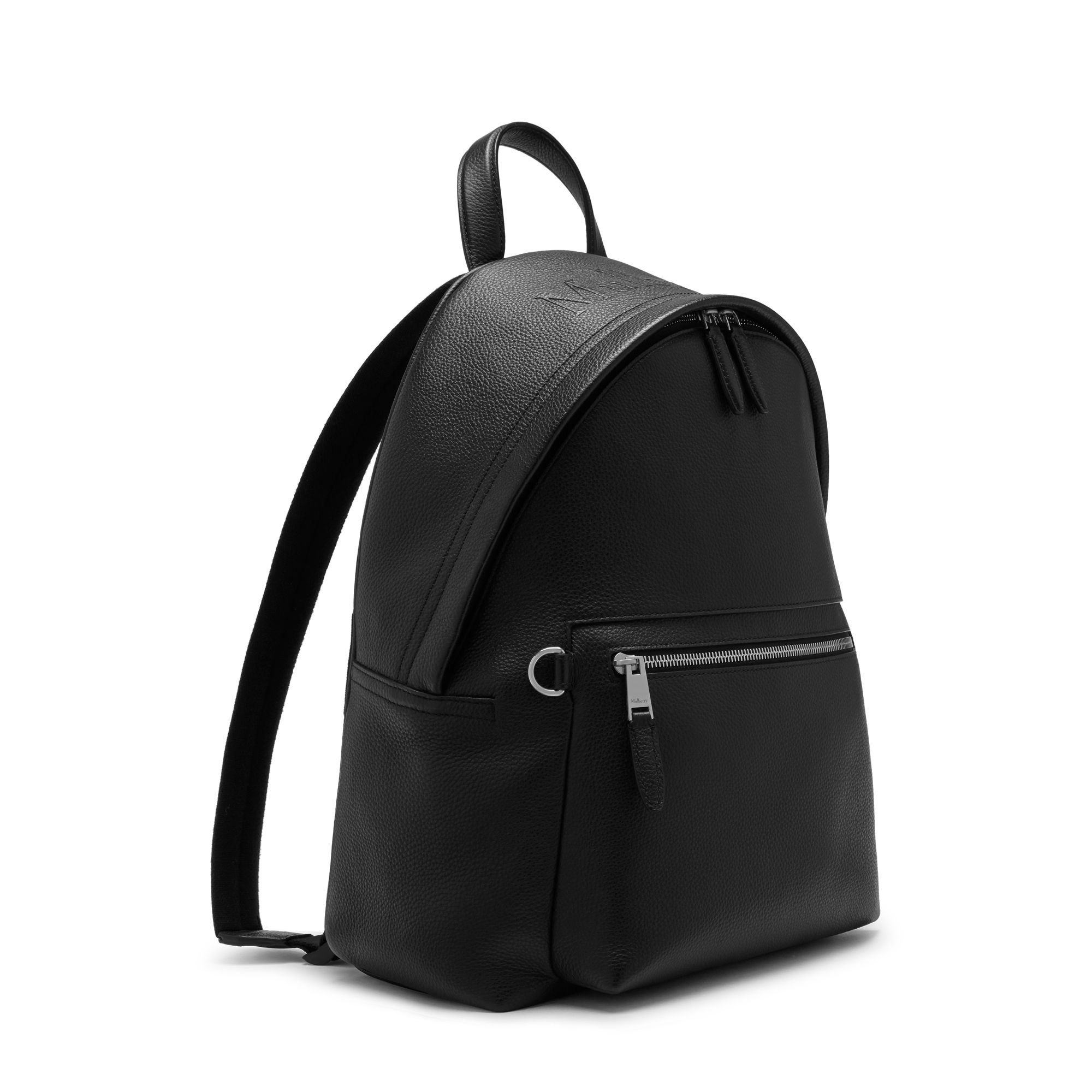 Zipped backpack, Black