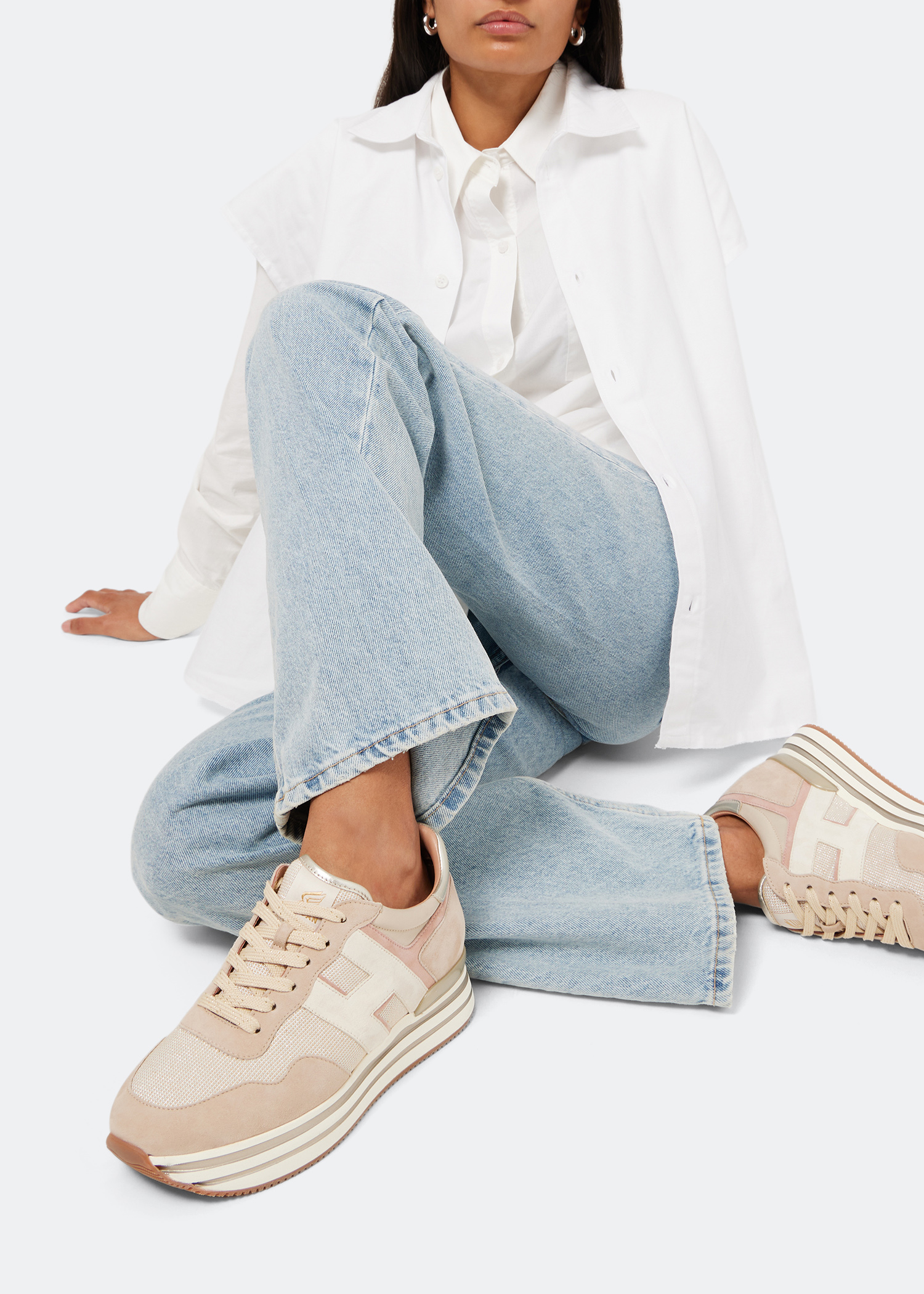 Midi H222 sneakers, Beige