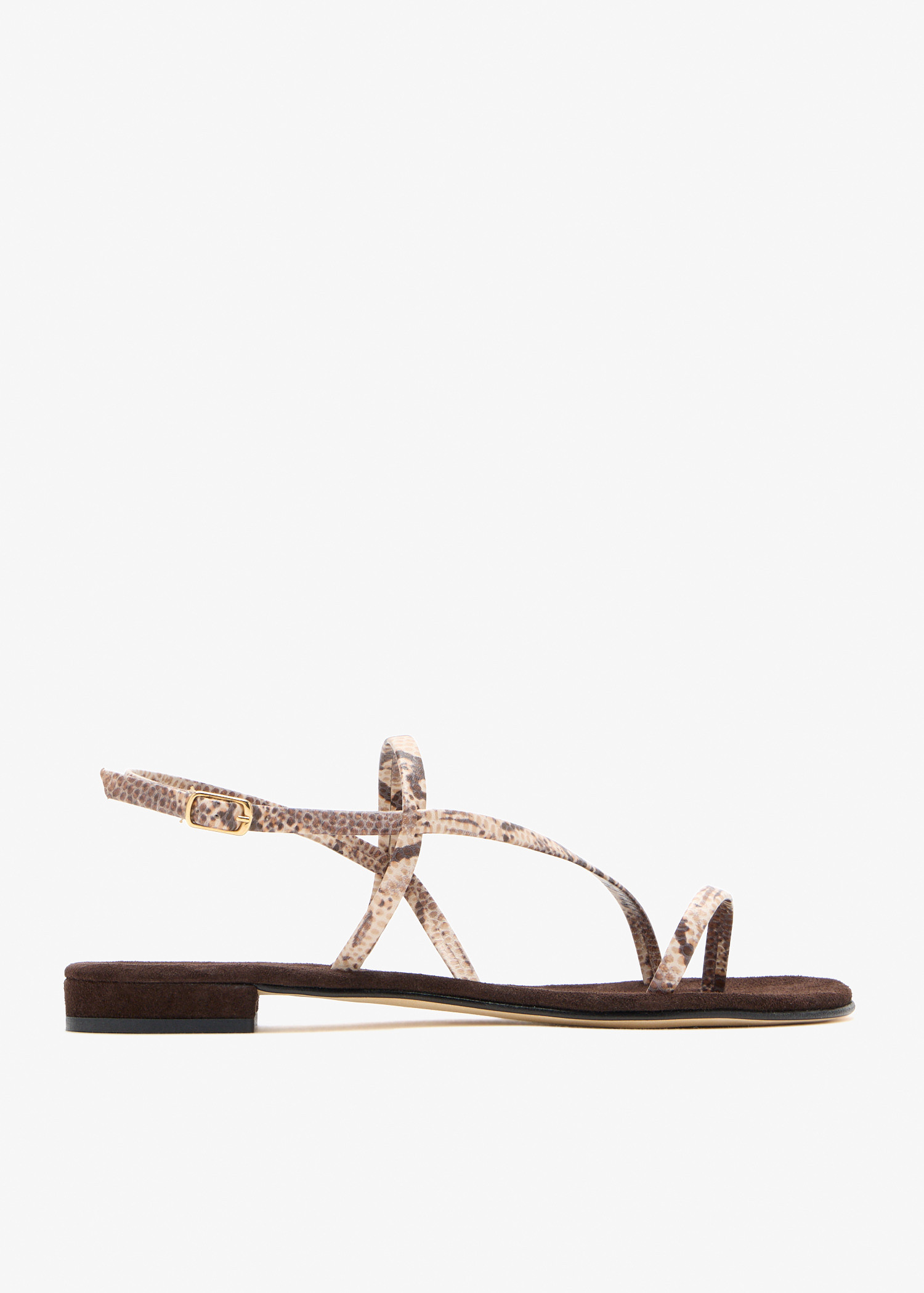 Ischia sandals, Animal printed