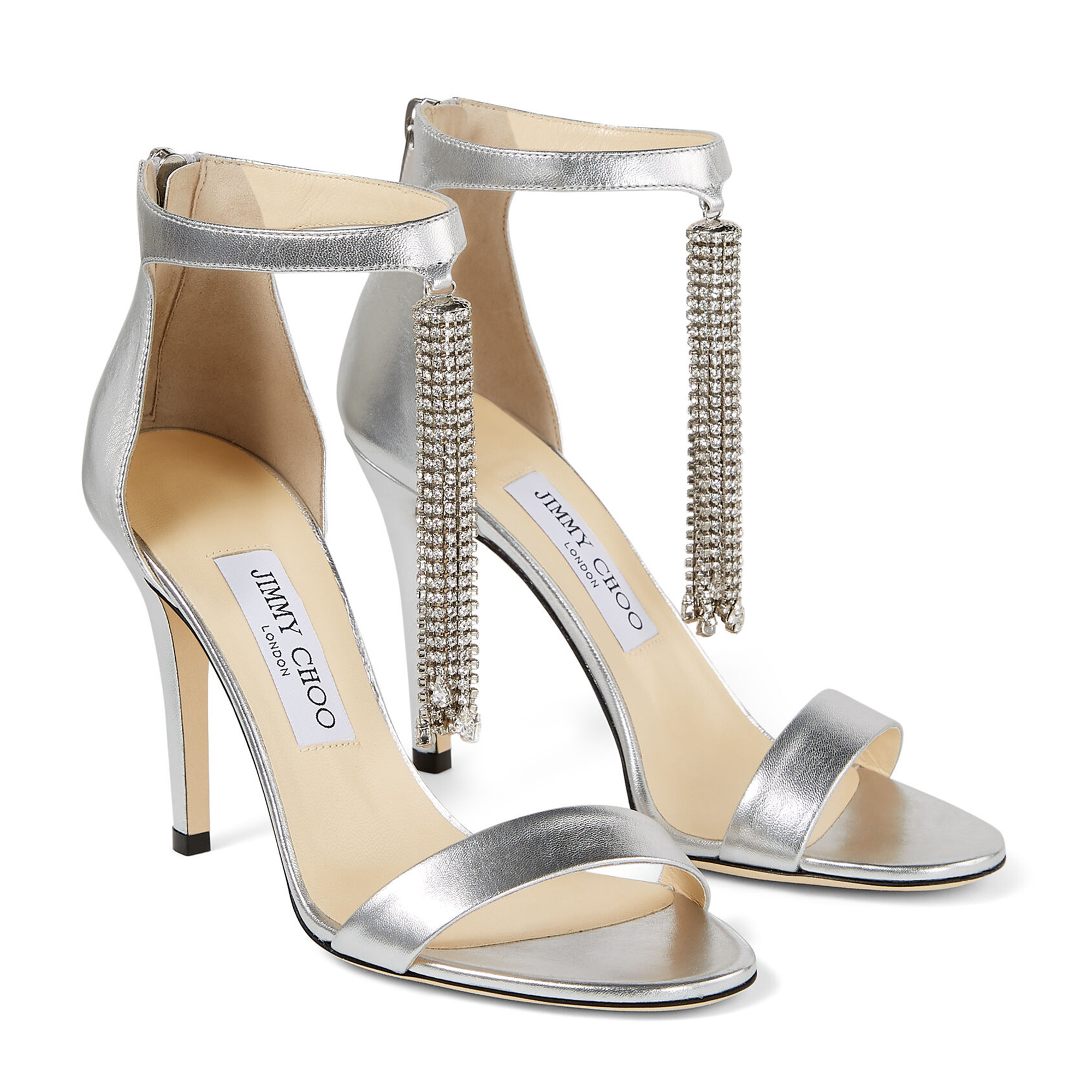 Viola sandals, Silver