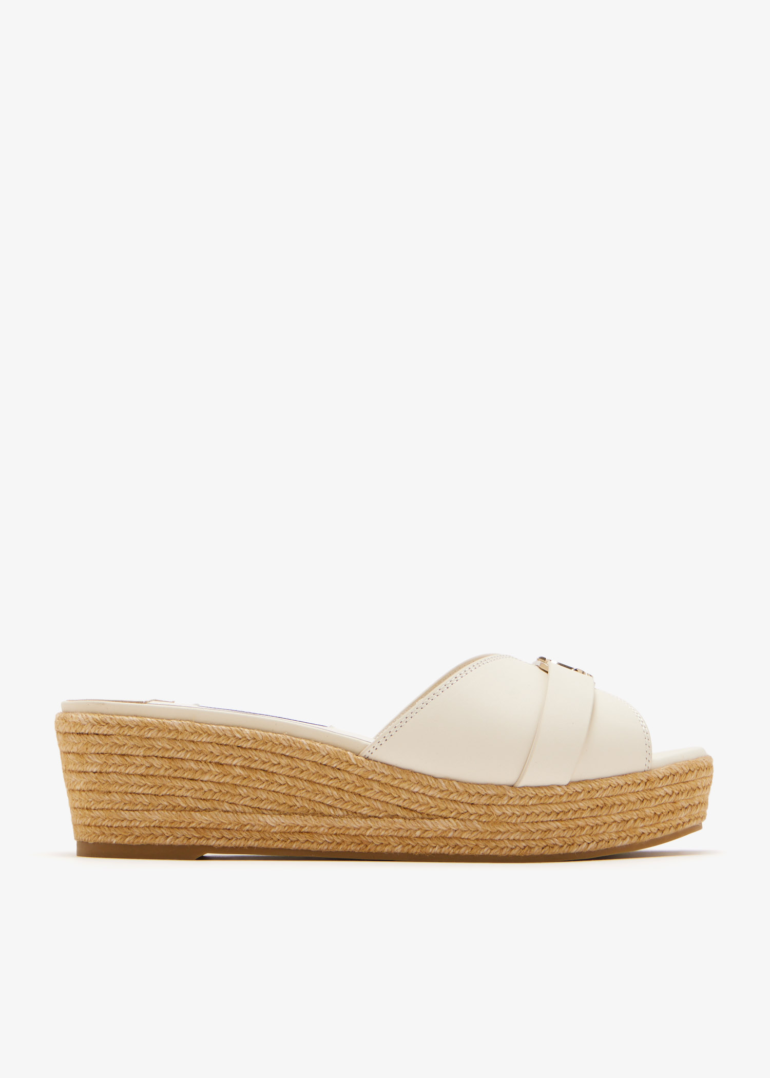 Leda 50 wedge sandals, White
Leda 50 wedge sandals, White