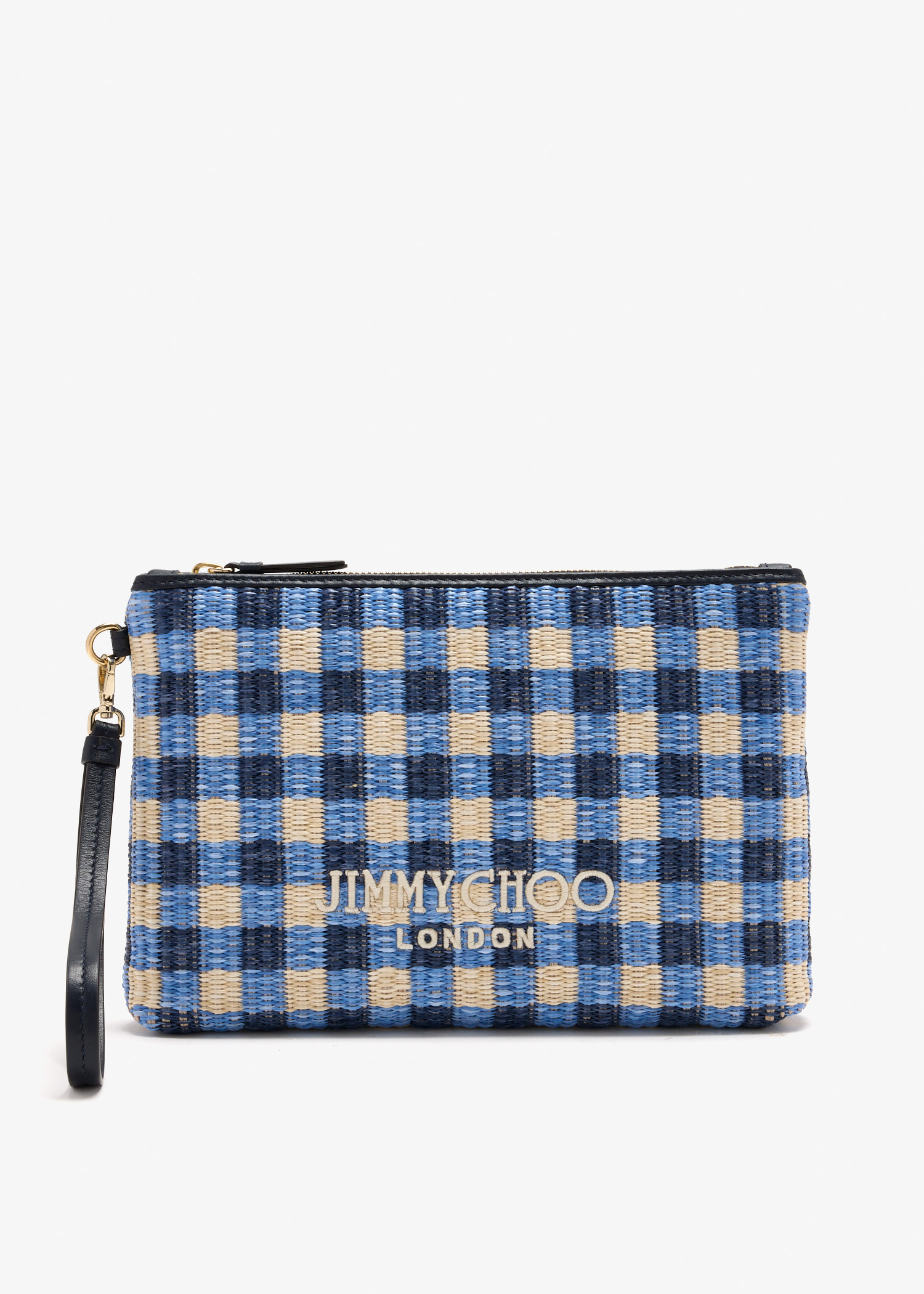 Gingham flat pouch, Printed
Gingham flat pouch, Printed