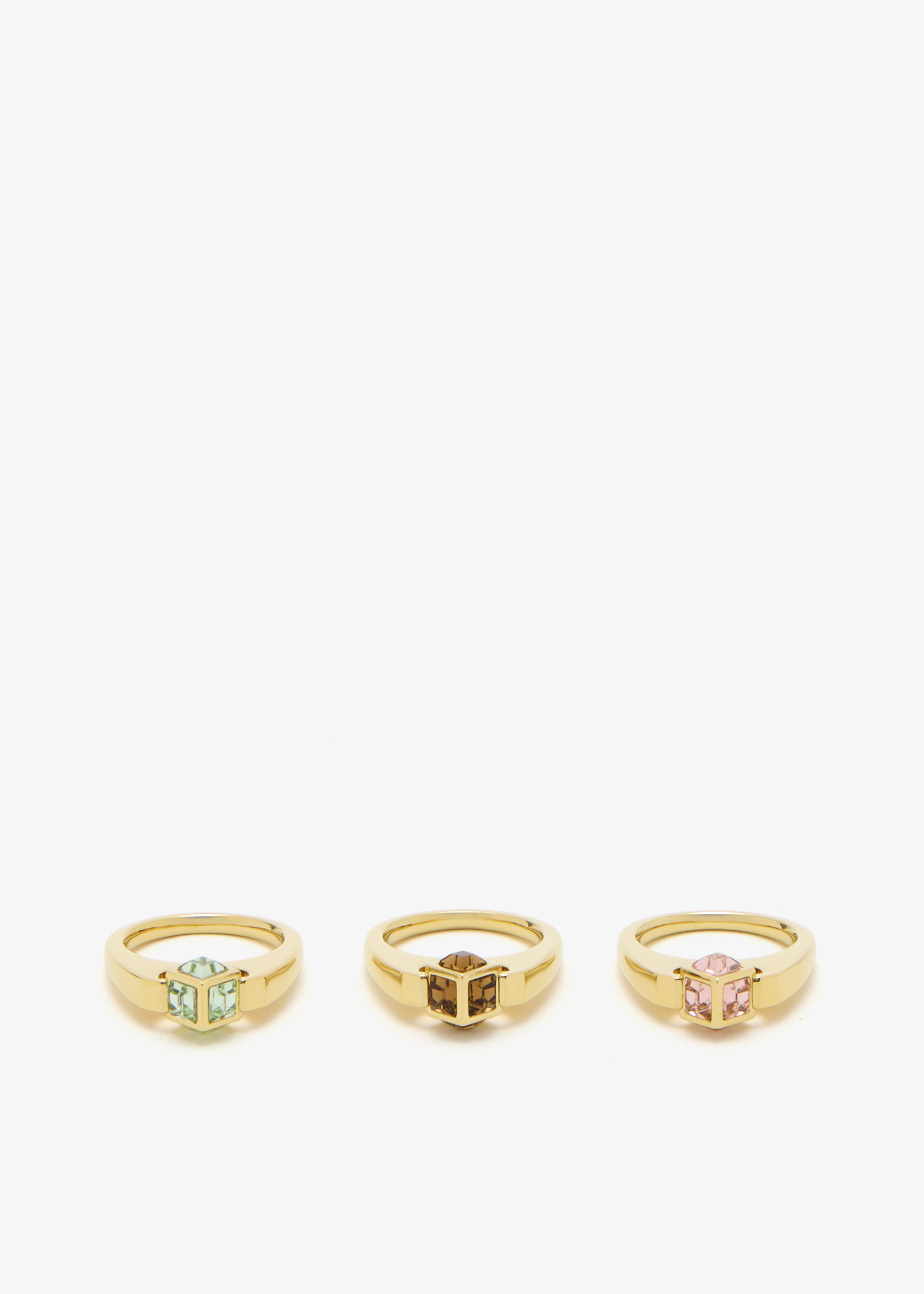 JC Cube triple ring set, Gold
JC Cube triple ring set, Gold