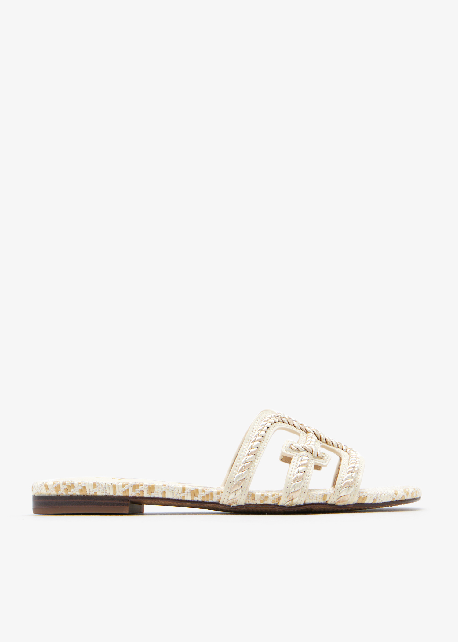 Bay Twist slide sandals, Cream
Bay Twist slide sandals, Cream