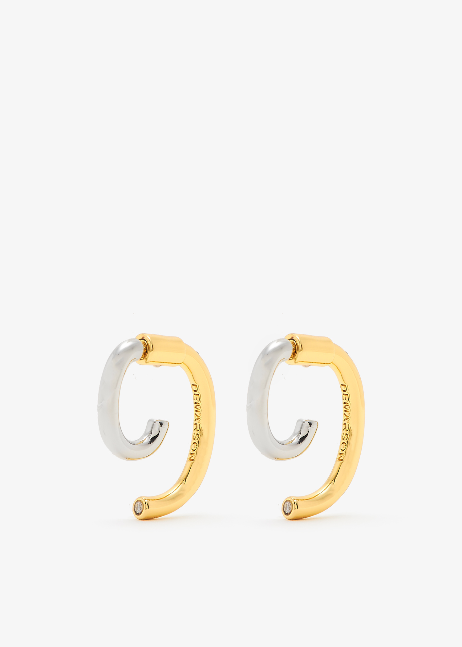 Luna mini two-tone earrings, Gold
Luna mini two-tone earrings, Gold