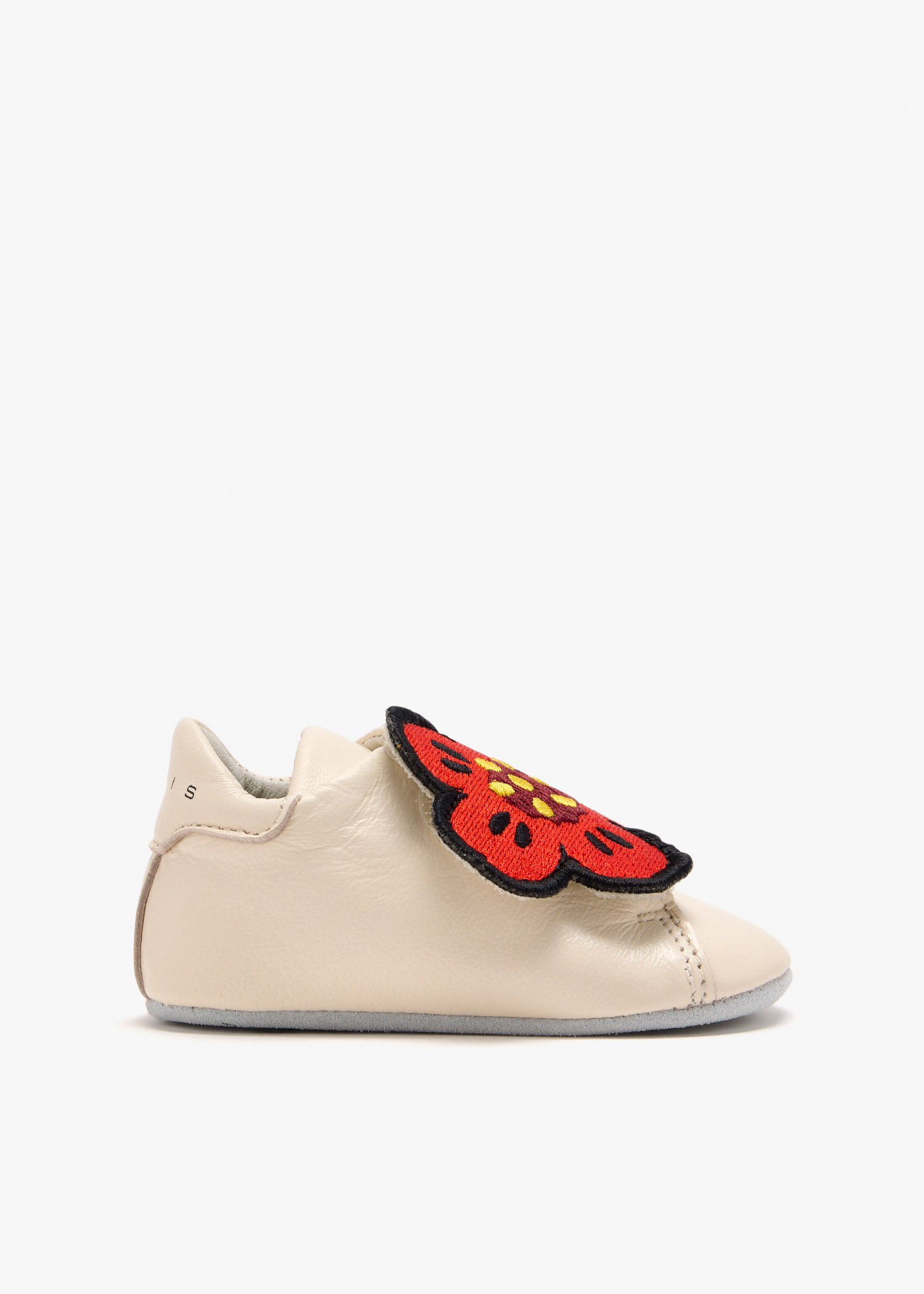 Floral crib shoes, Cream
Floral crib shoes, Cream