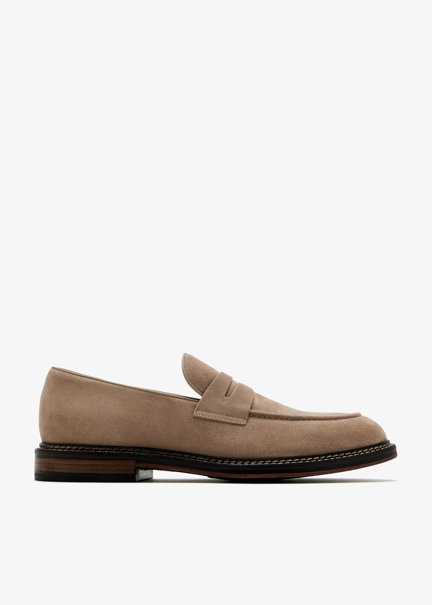Suede penny loafers, Beige
Suede penny loafers, Beige