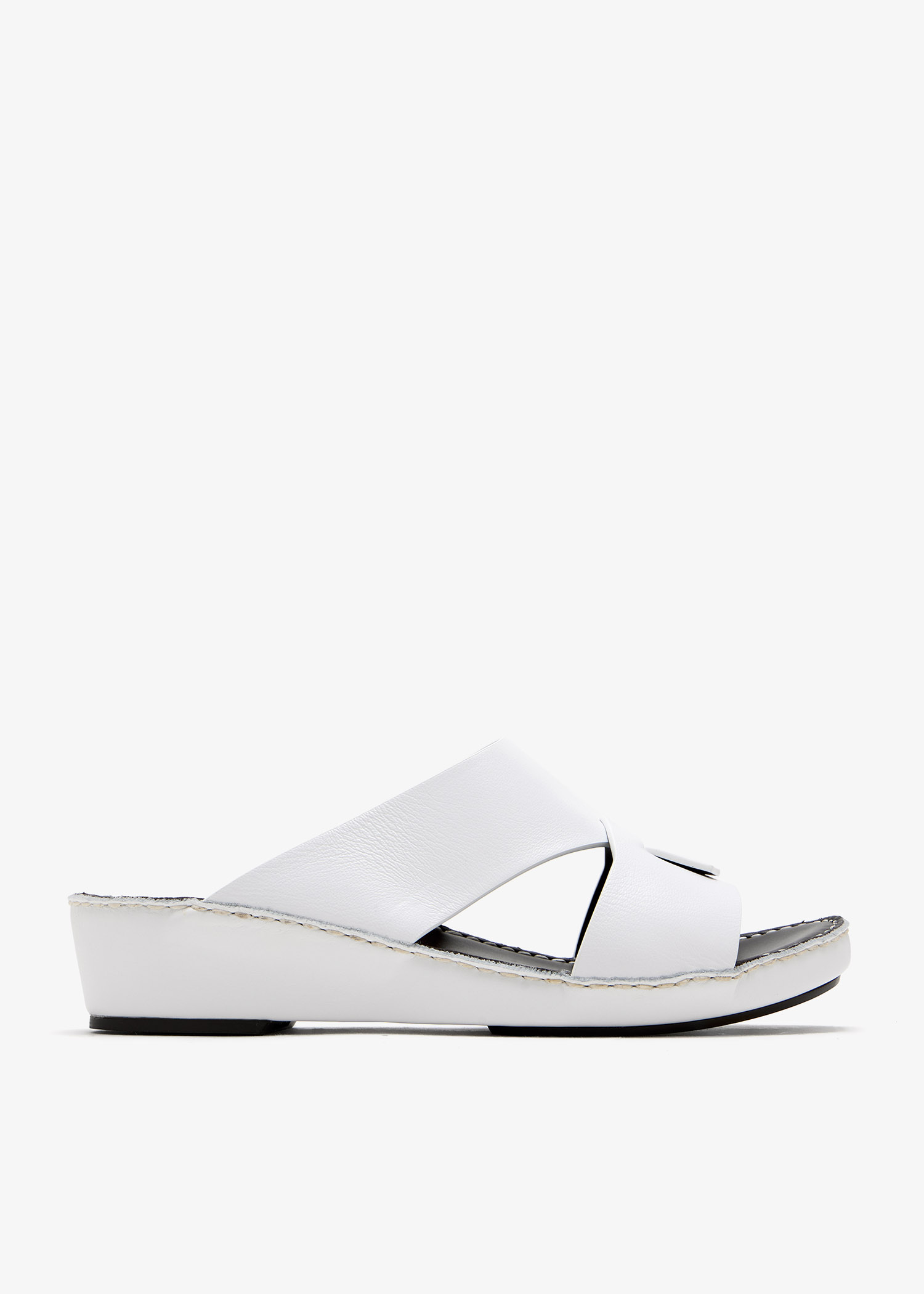 Piega Cucire nappa leather sandals, White
Piega Cucire nappa leather sandals, White