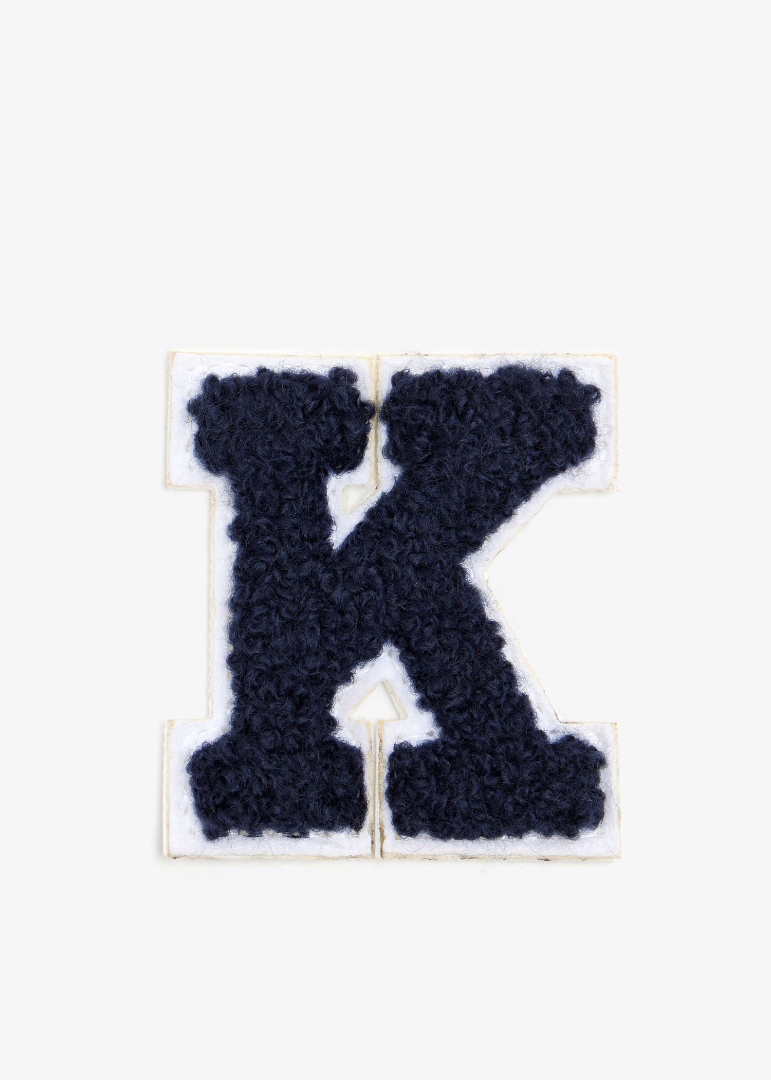 2" Chenille Varsity Letter 'K' patch, Navy
2" Chenille Varsity Letter 'K' patch, Navy