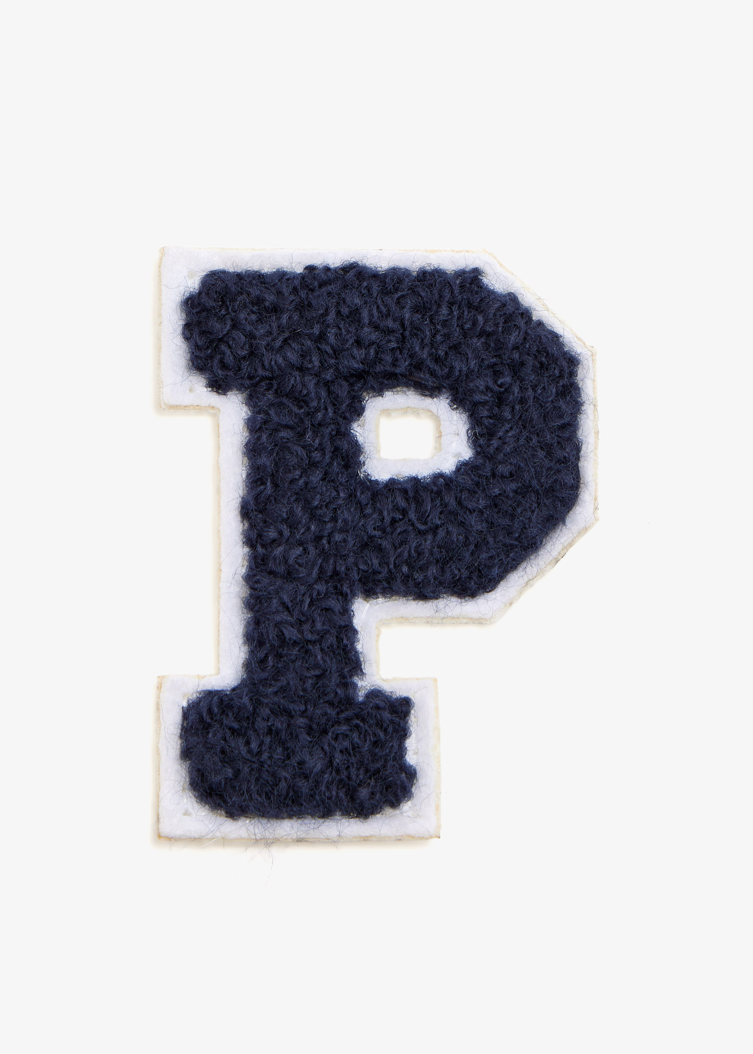 2" Chenille Varsity Letter 'P' patch, Navy
2" Chenille Varsity Letter 'P' patch, Navy