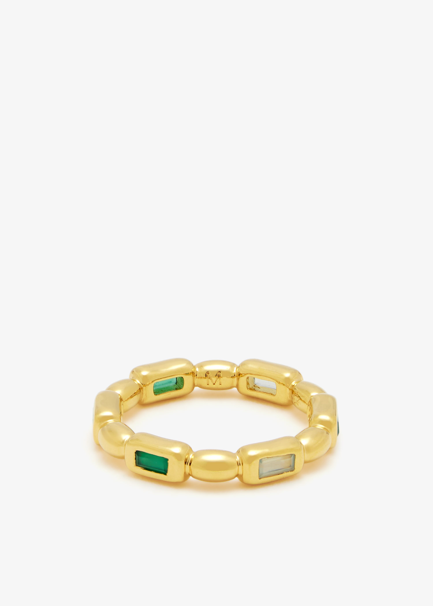 Molten Gemstone stacking ring, Gold
Molten Gemstone stacking ring, Gold