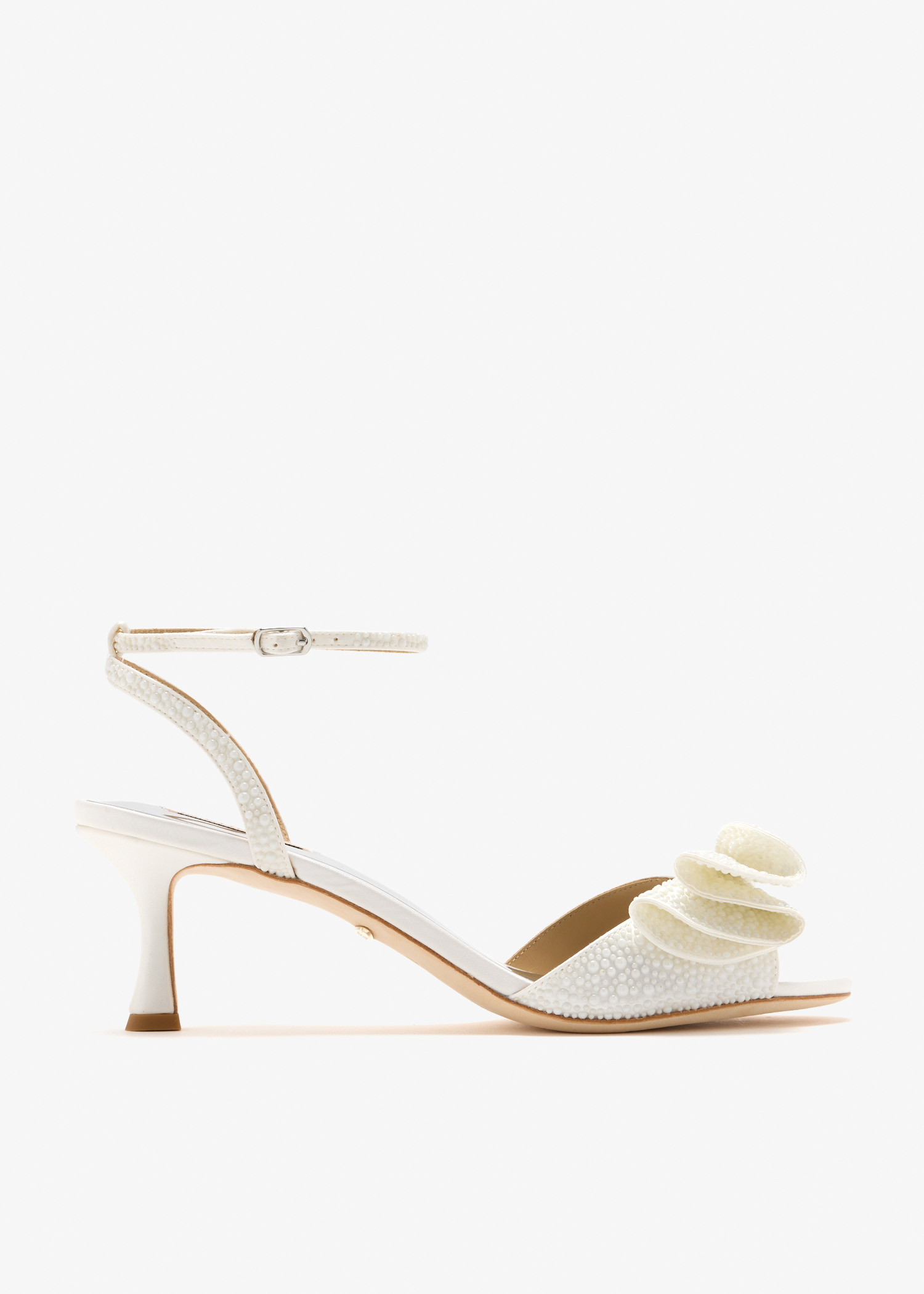 Pearl-embellished sandals, White
Pearl-embellished sandals, White