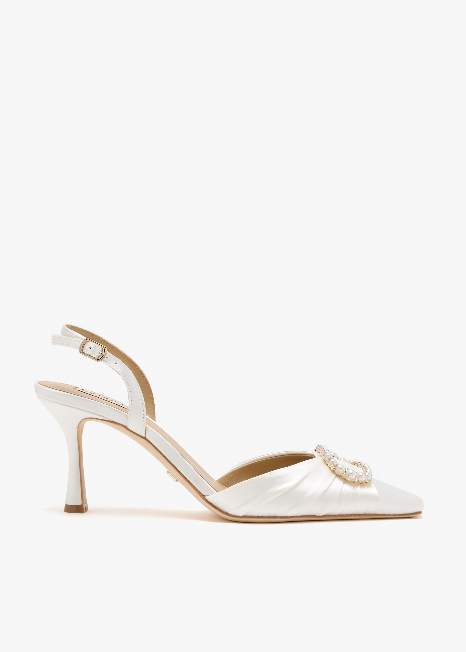 Octaviah slingback pumps, White
Octaviah slingback pumps, White