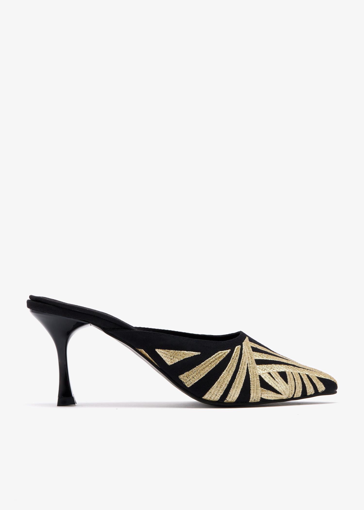 Palazzo mules, Black
Palazzo mules, Black