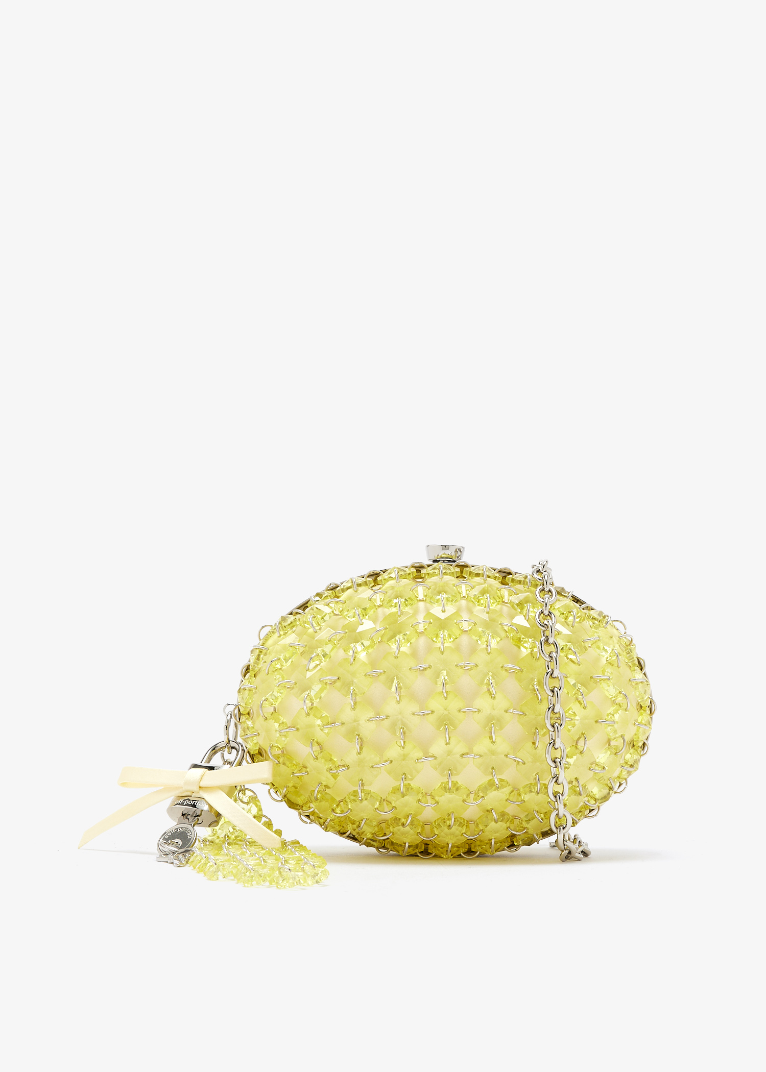 Oval crystal clutch, Yellow
Oval crystal clutch, Yellow