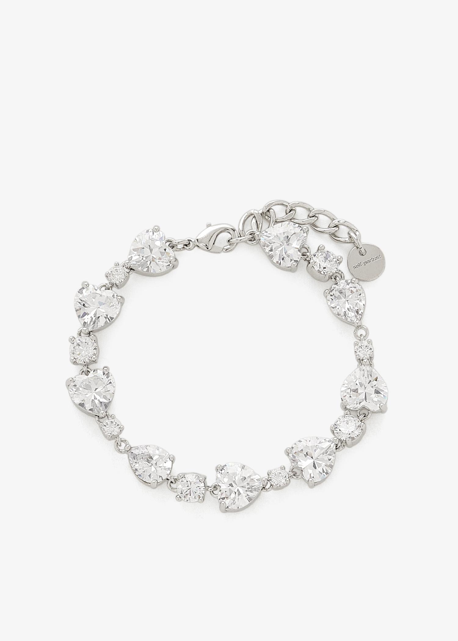 Crystal droplet bracelet, Silver
Crystal droplet bracelet, Silver