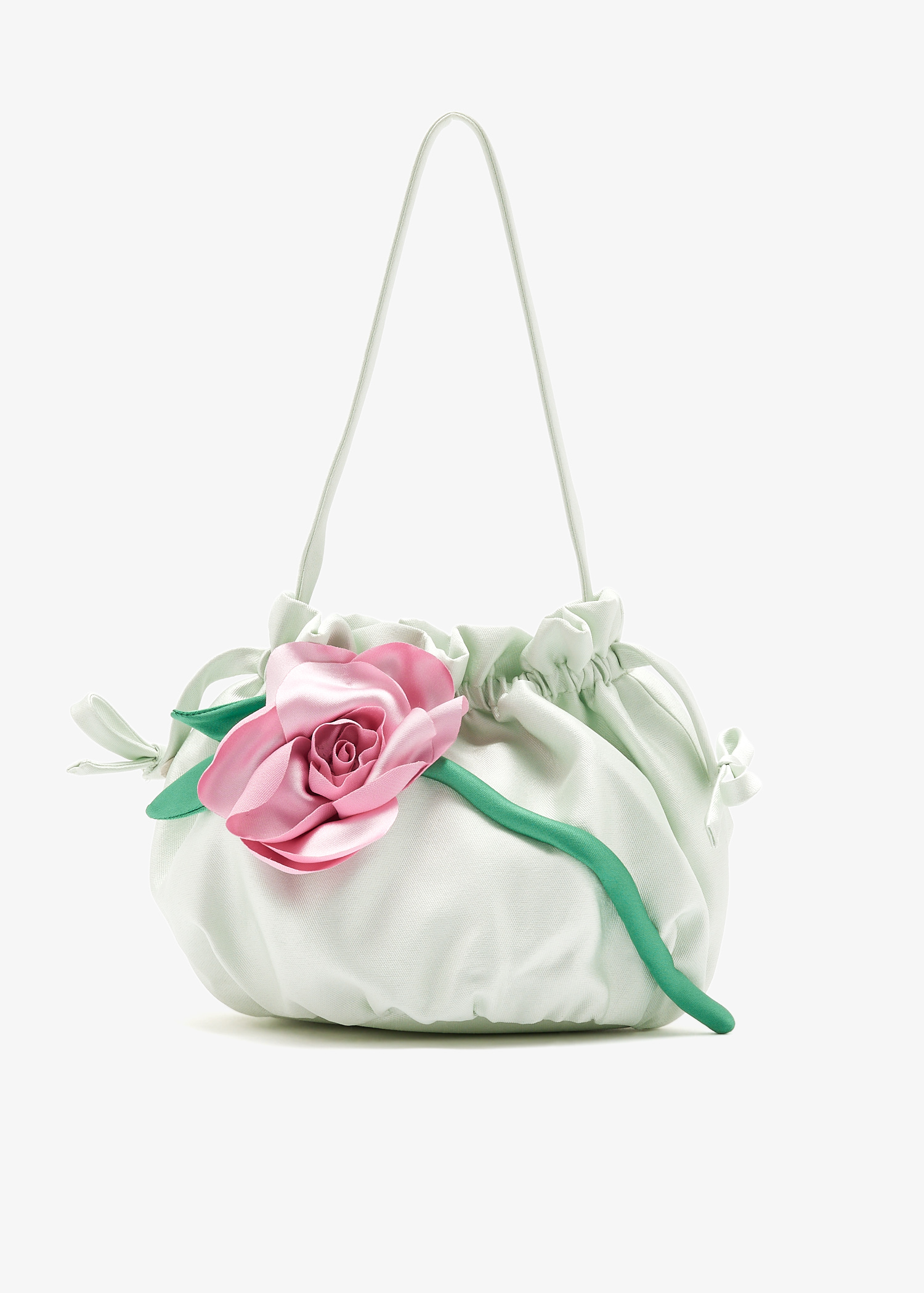 3D Flower pouch bag, Green
3D Flower pouch bag, Green