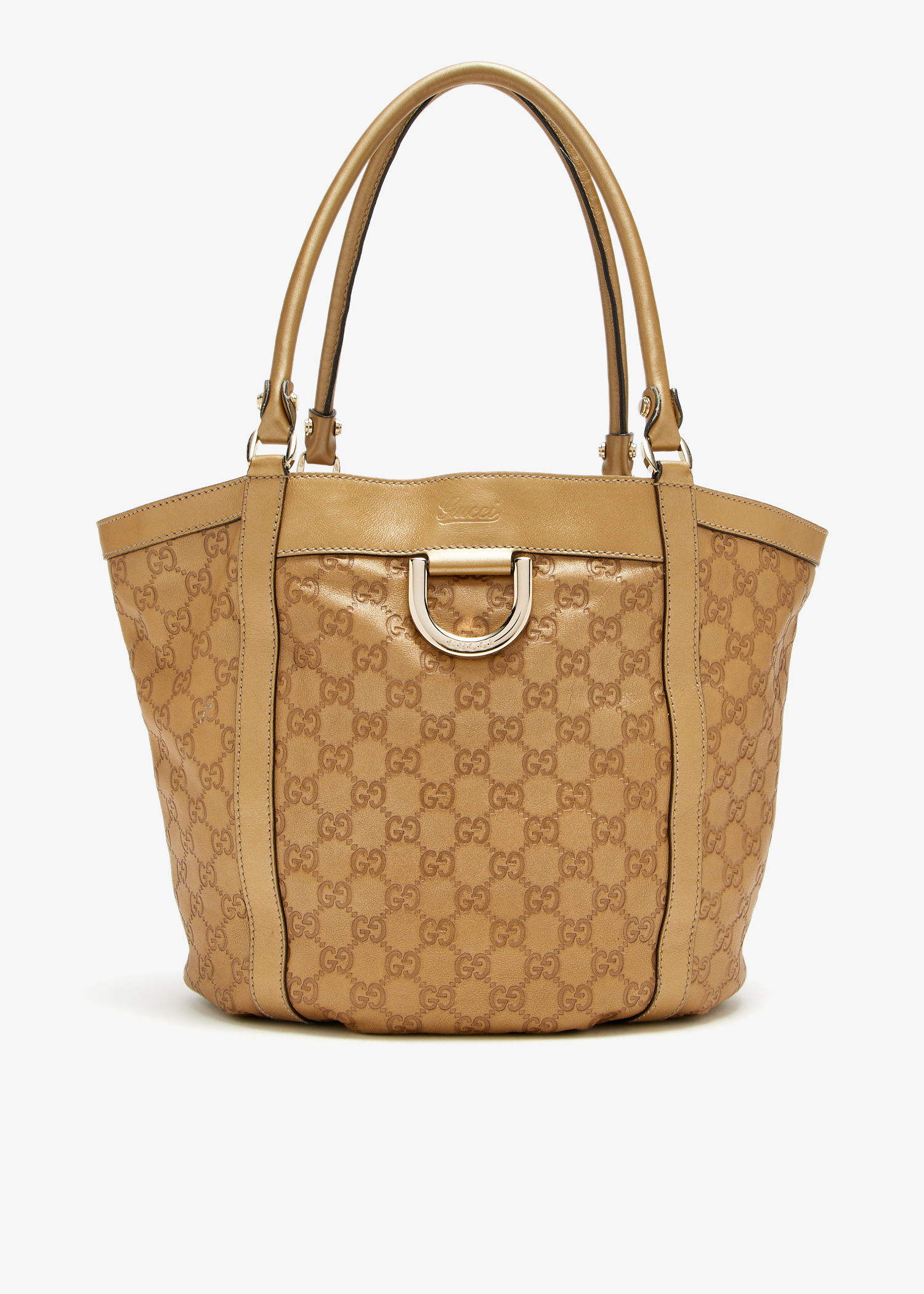 Guccissima D ring tote bag, Beige
Guccissima D ring tote bag, Beige