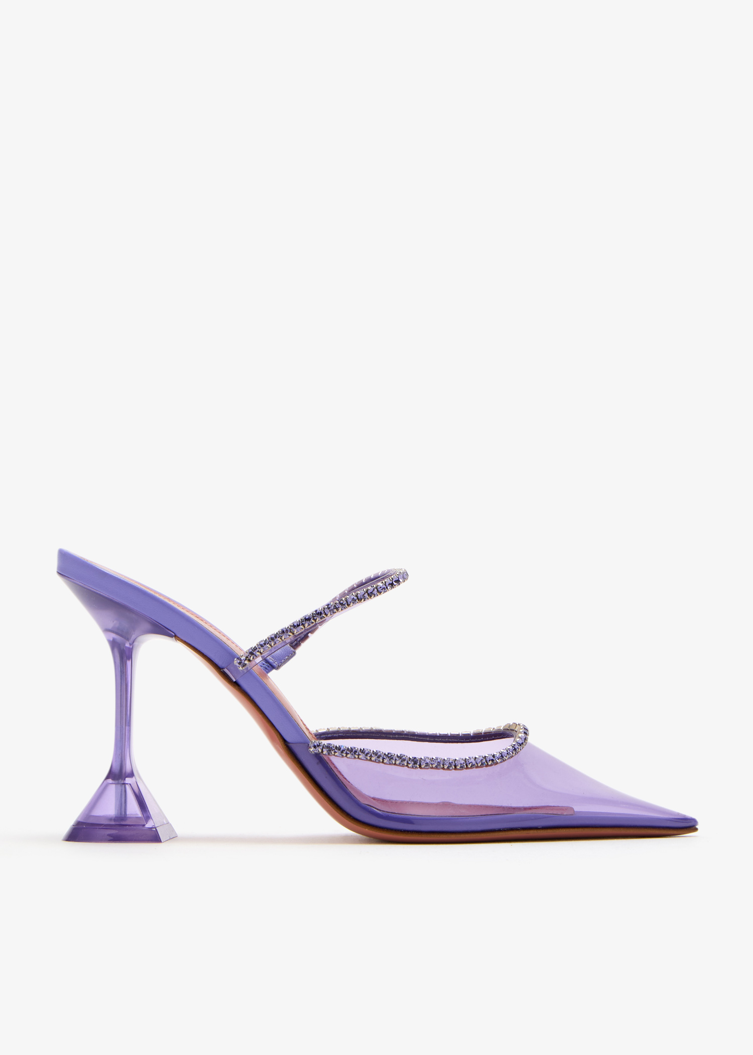 Gilda Glass mules, Purple
Gilda Glass mules, Purple