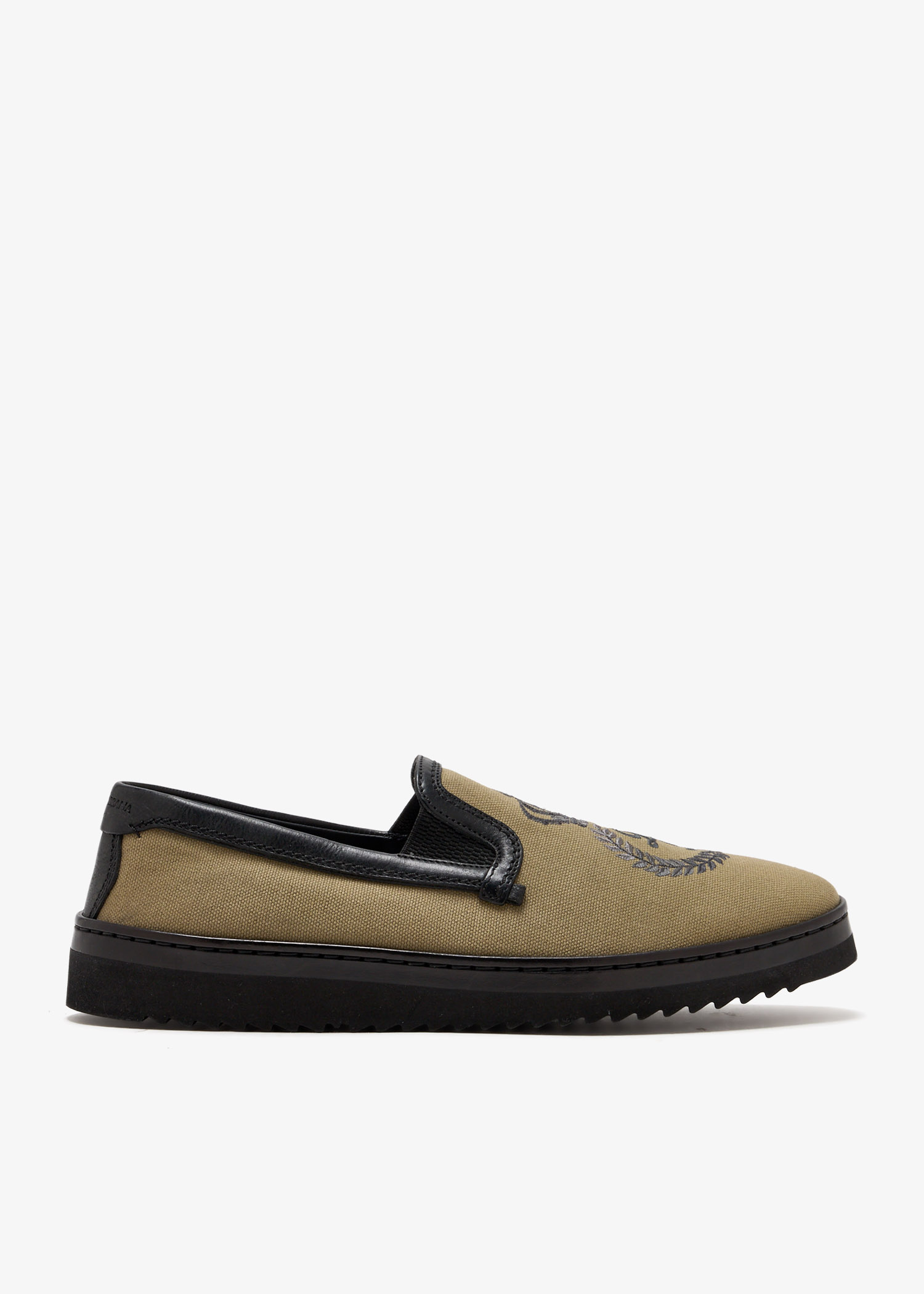 Logo slip-on sneakers, Khaki
Logo slip-on sneakers, Khaki